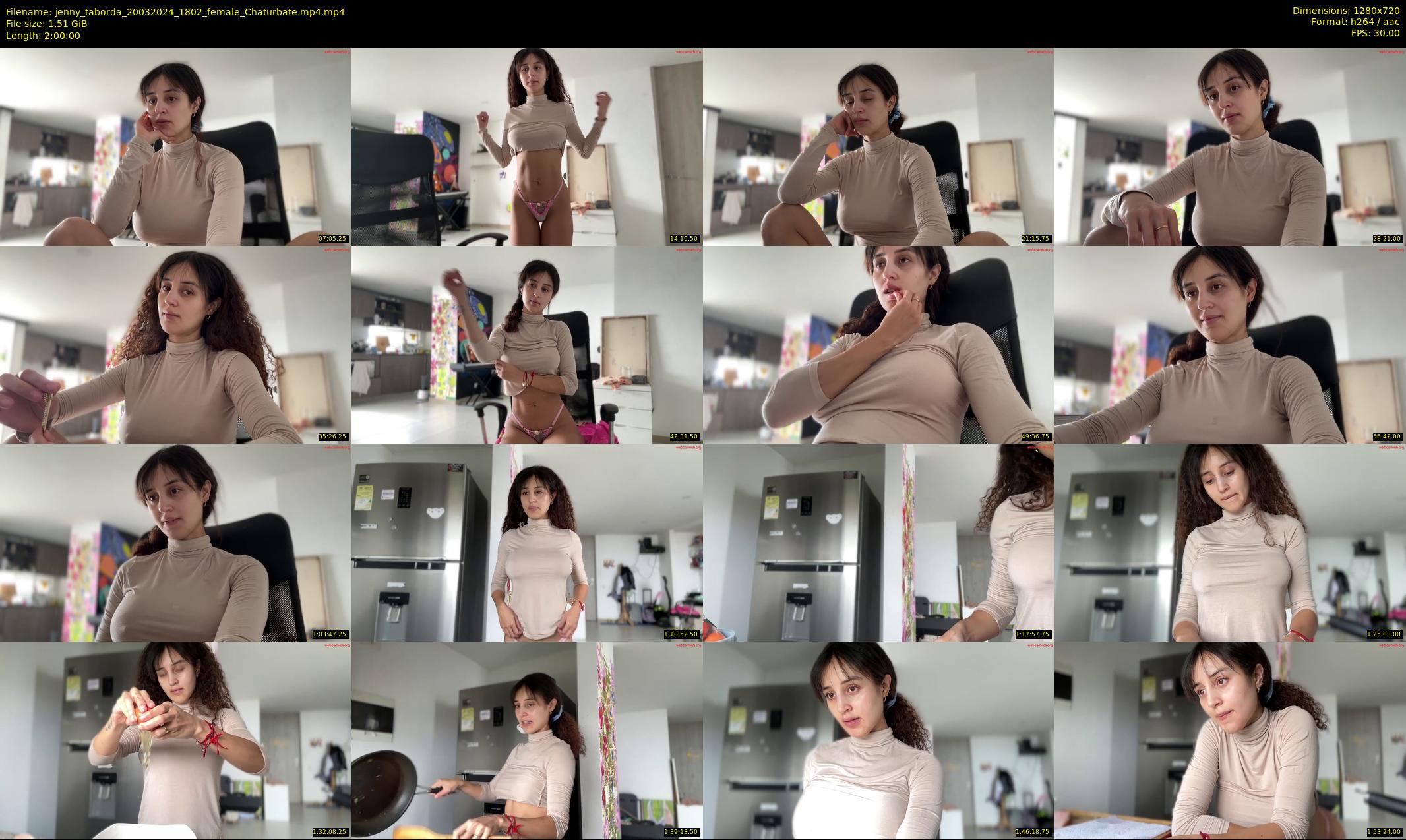 jenny_taborda — 120 minute Chaturbate female cam show recording, 720p, Mar 20, 2024