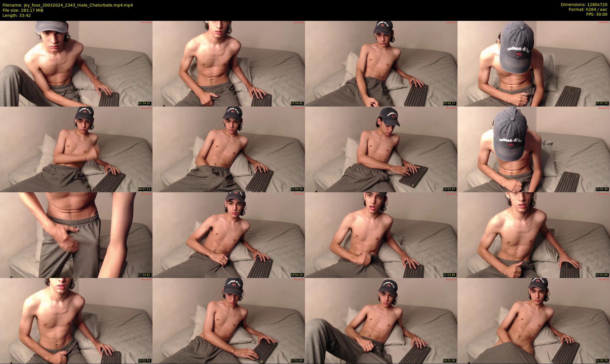 jey_foxx — 34 minute Chaturbate male cam show recording, 720p, Mar 20, 2024