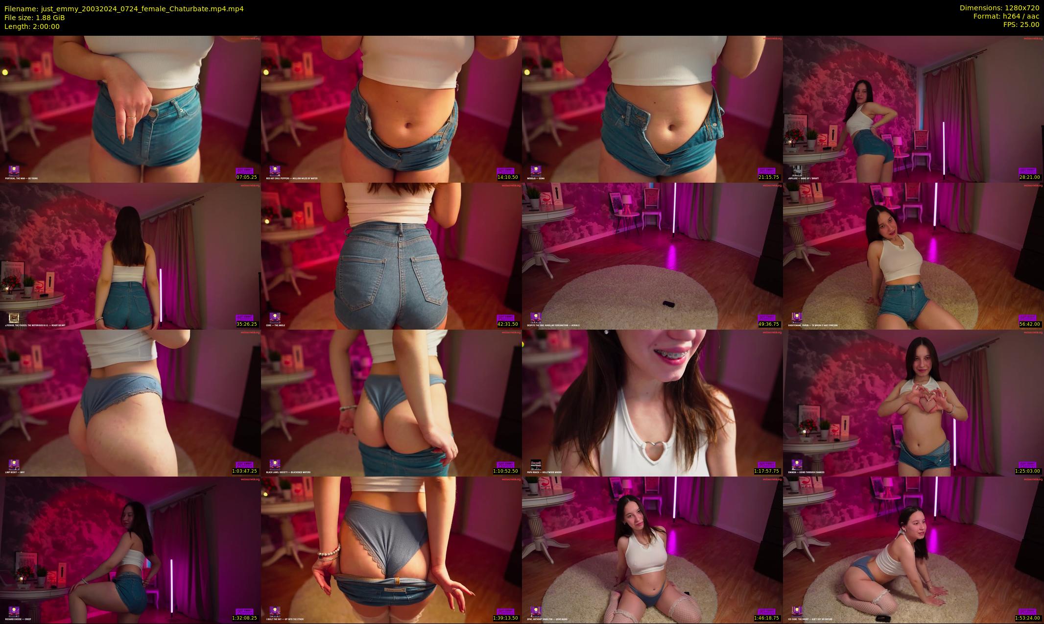 just_emmy — 120 minute Chaturbate female cam show recording, 720p, Mar 20, 2024