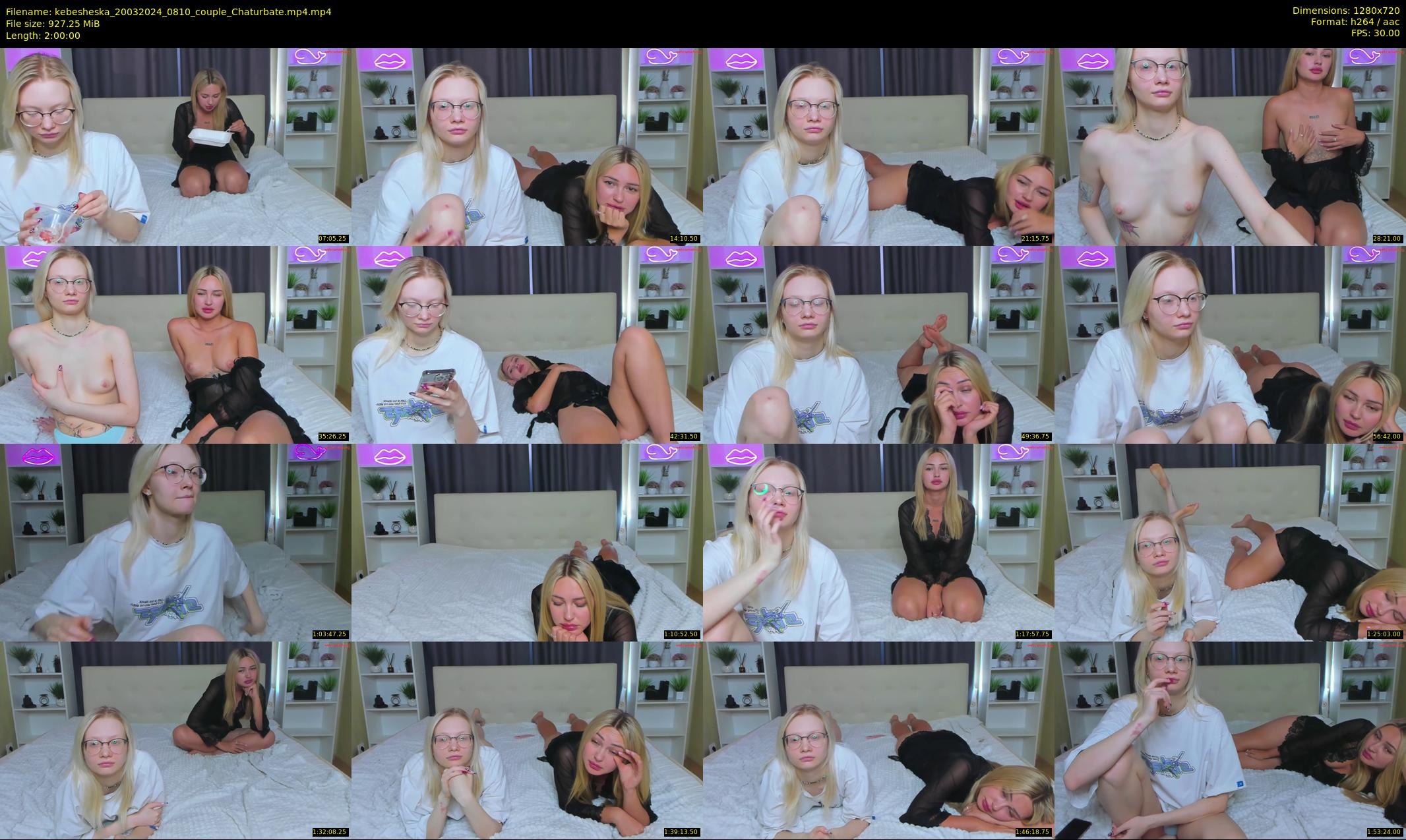 kebesheska — 120 minute Chaturbate couple cam show recording, 720p, Mar 20, 2024