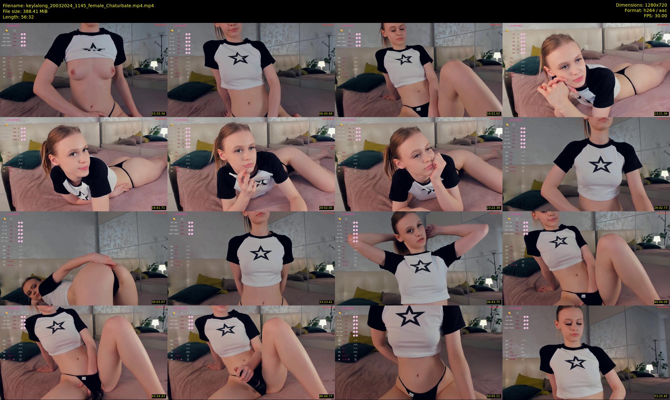 keylalong — 57 minute Chaturbate female cam show recording, 720p, Mar 20, 2024