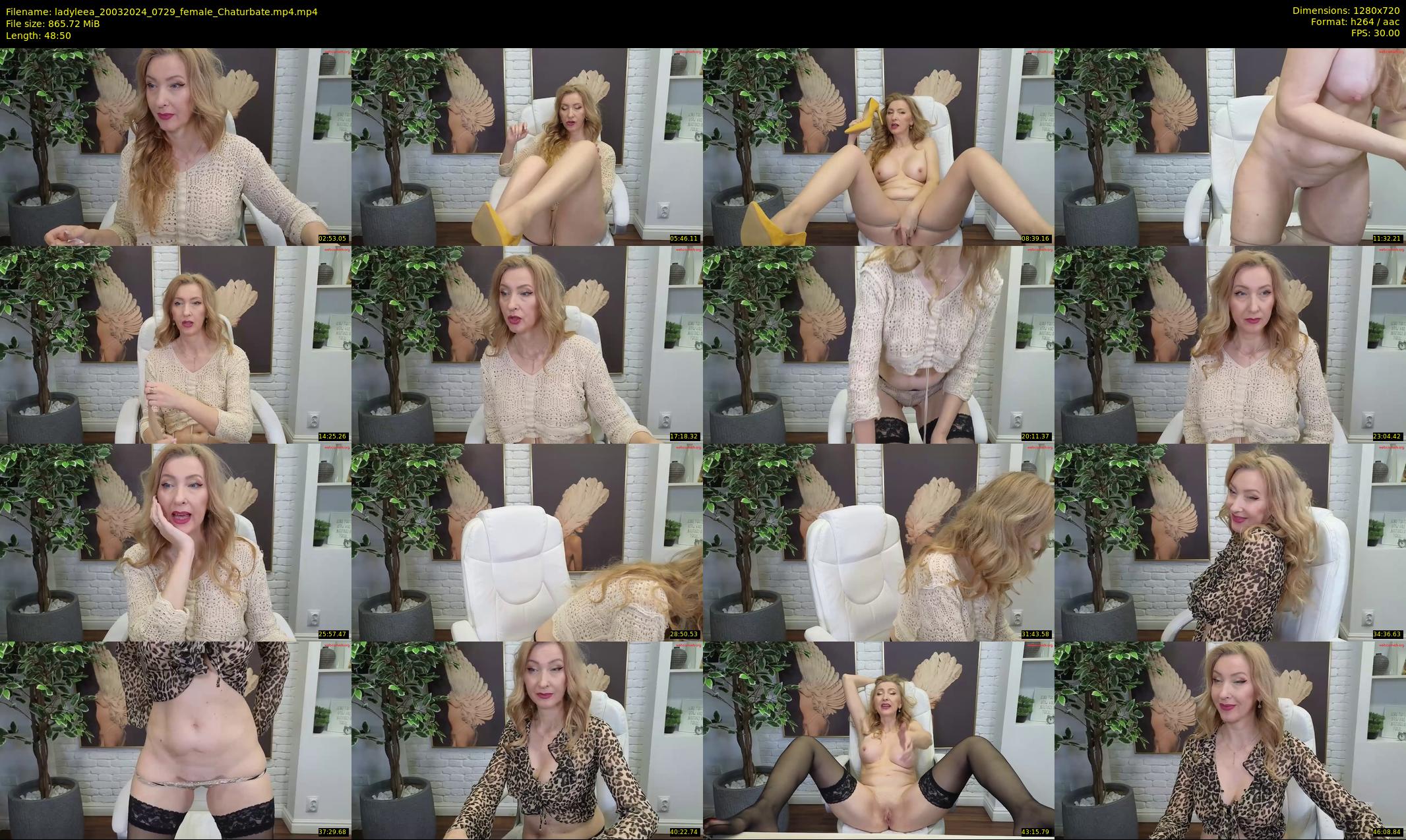 ladyleea — 49 minute Chaturbate female cam show recording, 720p, Mar 20, 2024