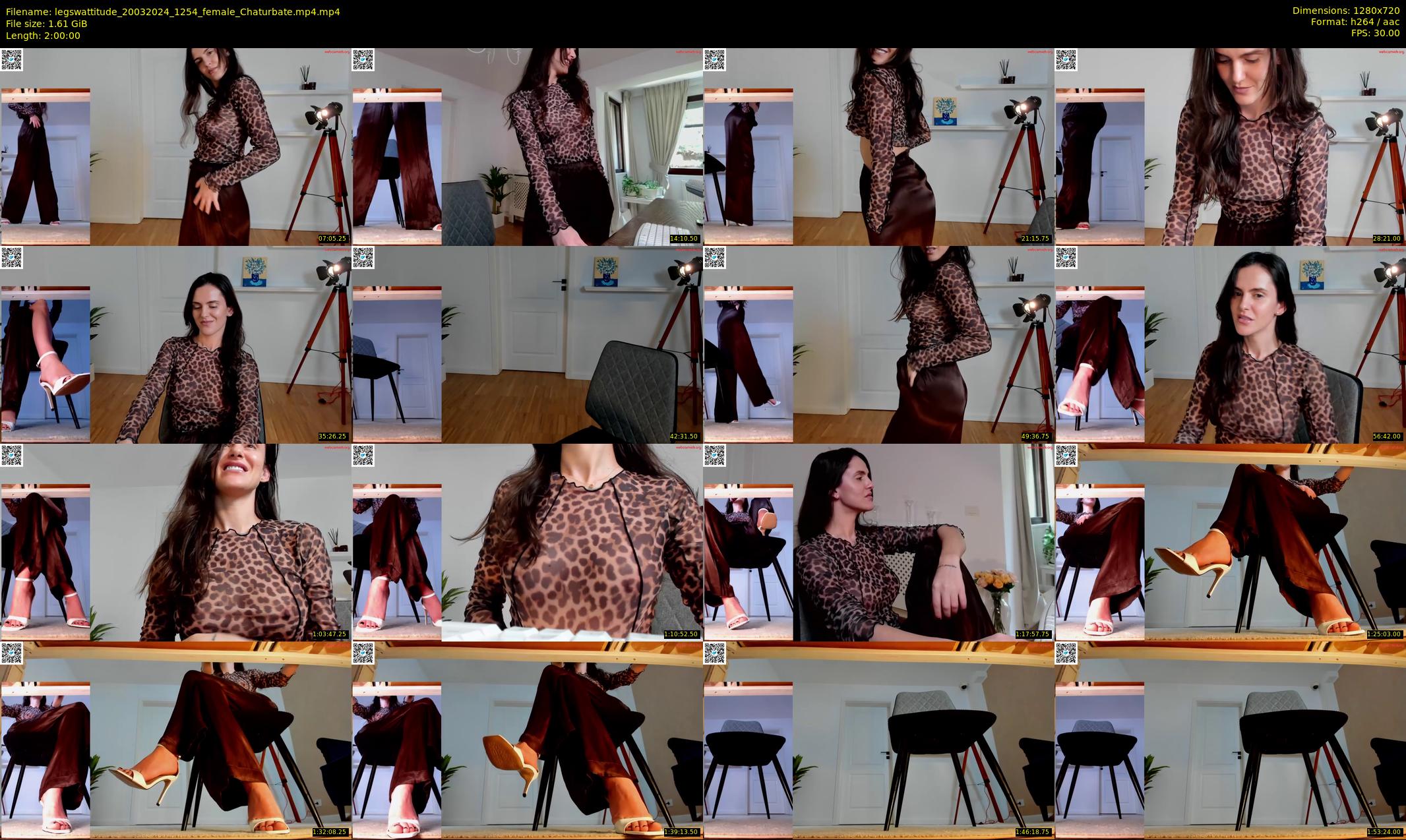 legswattitude — 120 minute Chaturbate female cam show recording, 720p, Mar 20, 2024