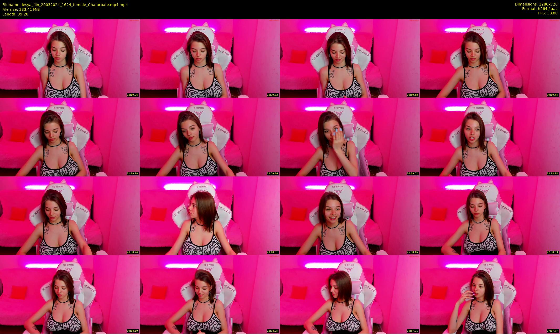 lesya_flin — 40 minute Chaturbate female cam show recording, 720p, Mar 20, 2024