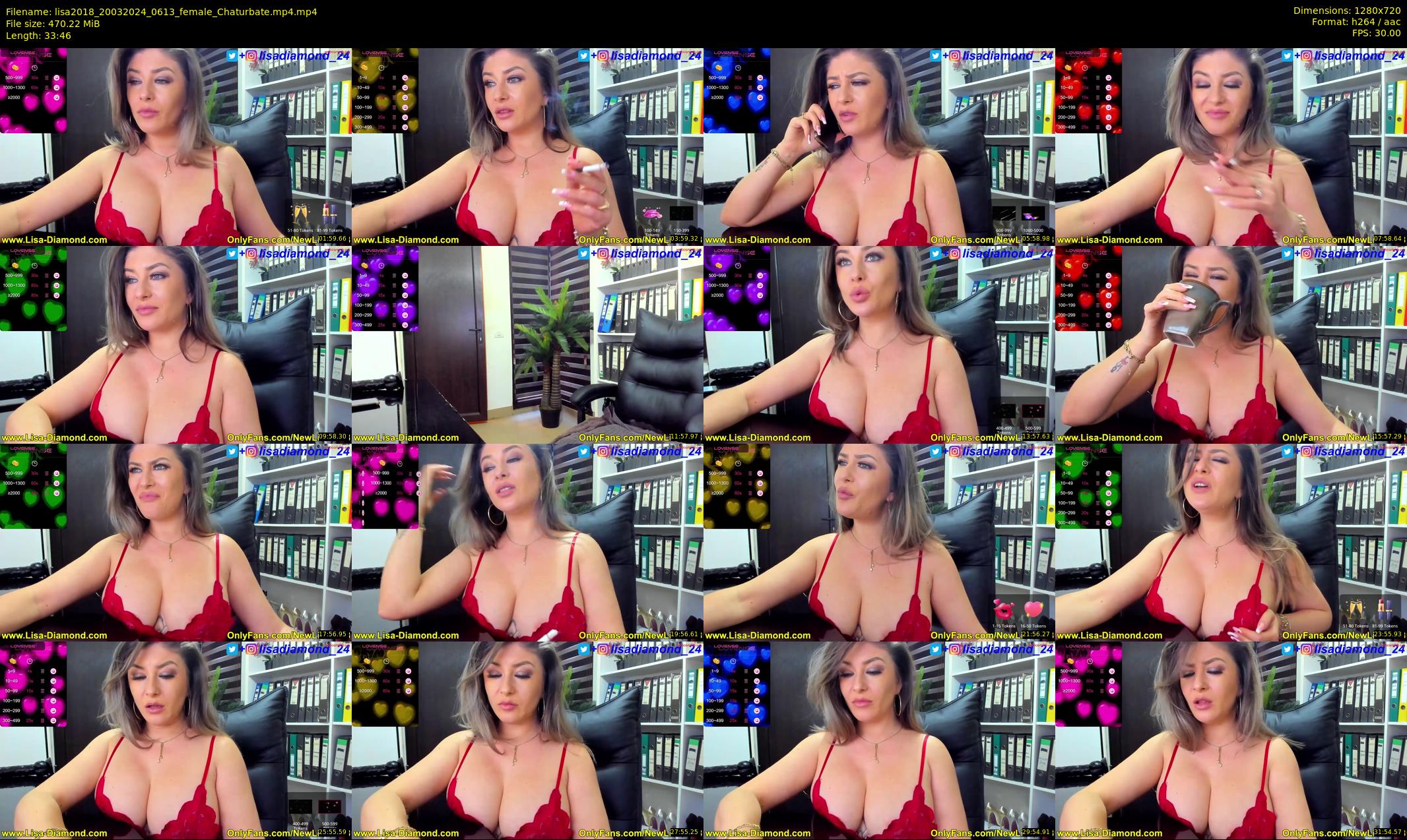 lisa2018 — 34 minute Chaturbate female cam show recording, 720p, Mar 20, 2024