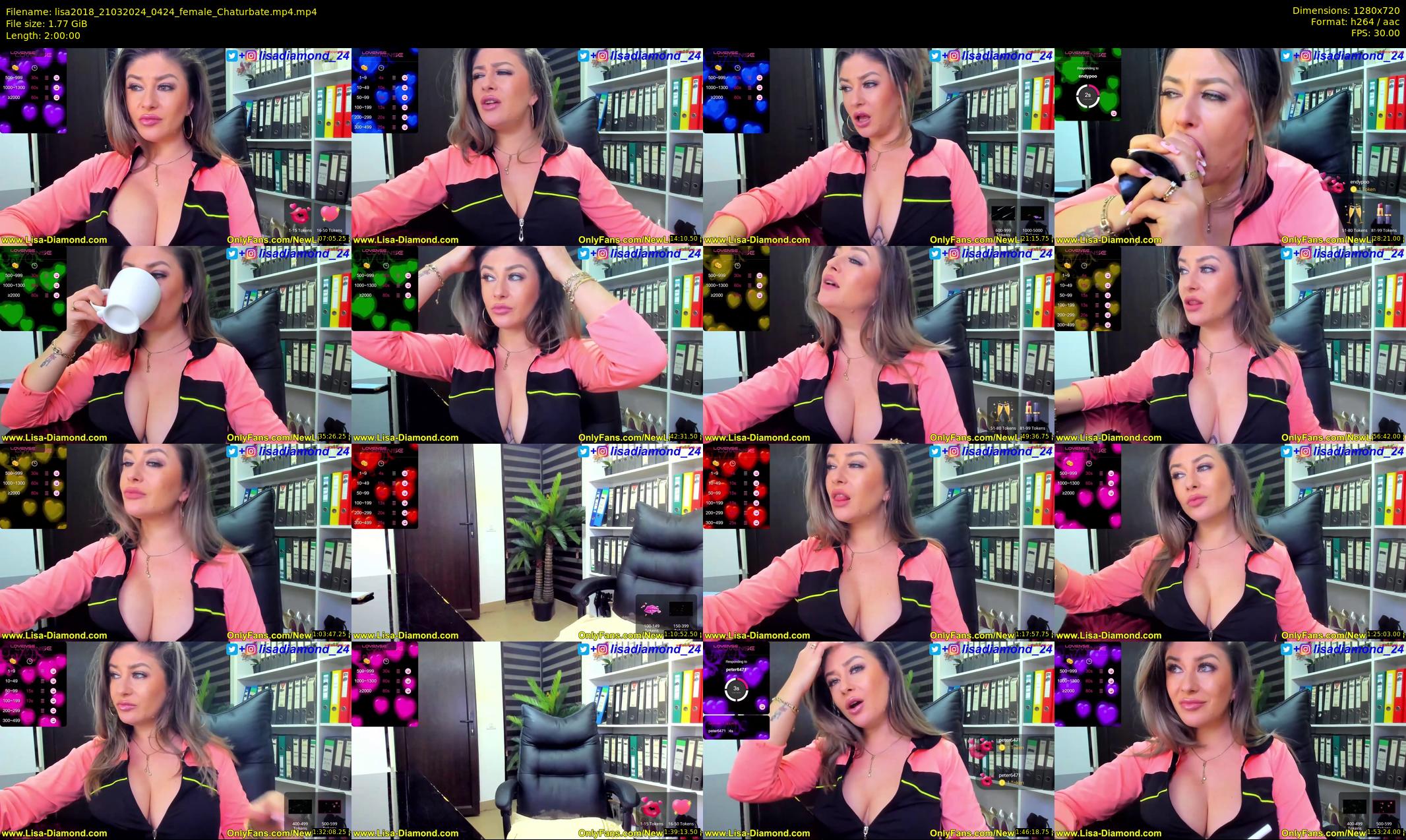lisa2018 — 120 minute Chaturbate female cam show recording, 720p, Mar 21, 2024