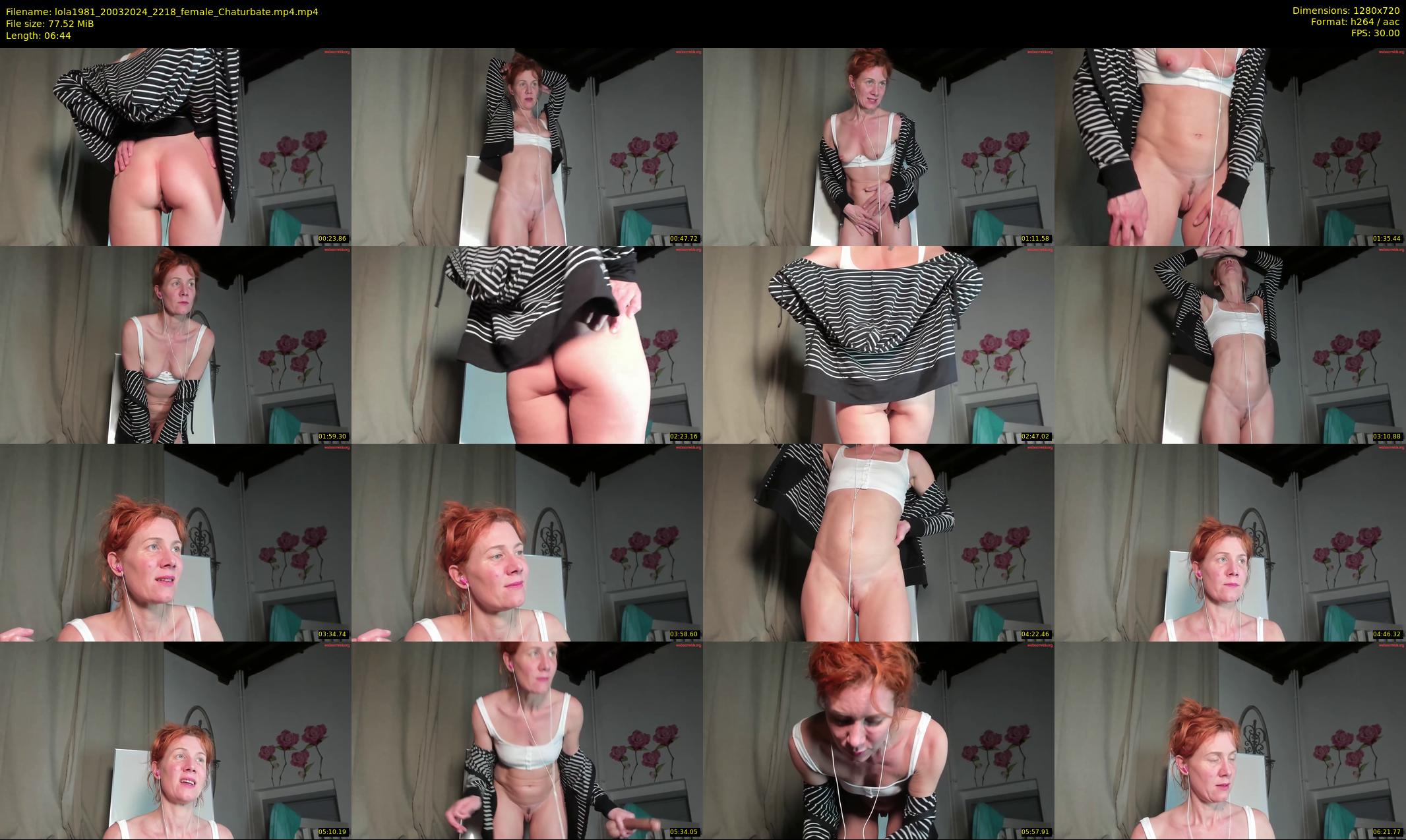 lola1981 — 7 minute Chaturbate female cam show recording, 720p, Mar 20, 2024