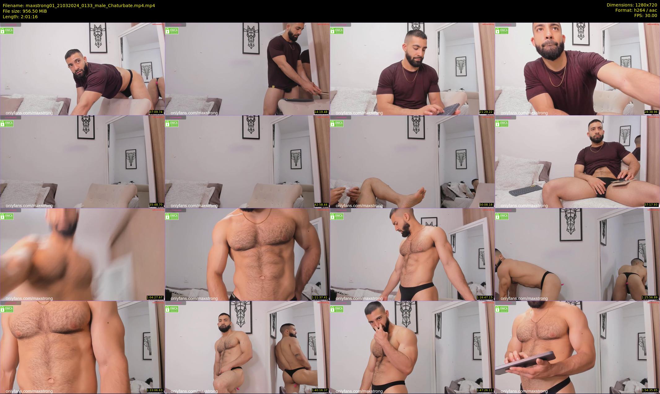 maxstrong01 — 122 minute Chaturbate male cam show recording, 720p, Mar 21, 2024