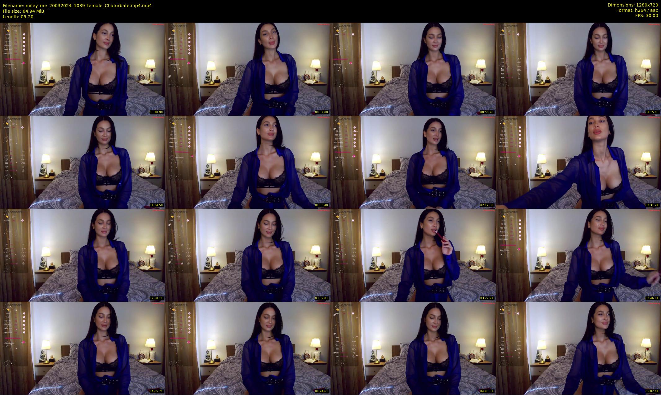 miley_me — 6 minute Chaturbate female cam show recording, 720p, Mar 20, 2024