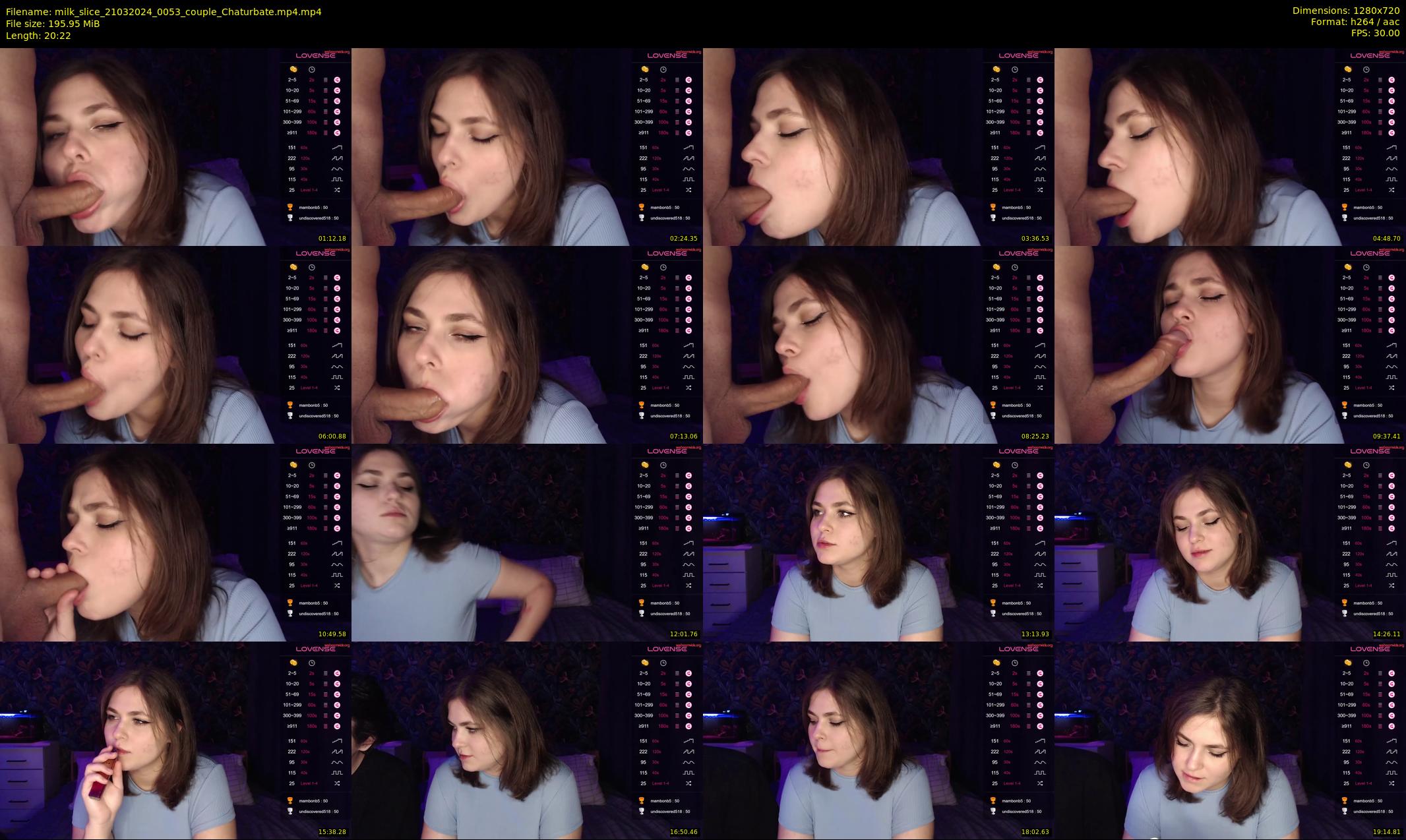 milk_slice — 21 minute Chaturbate couple cam show recording, 720p, Mar 21, 2024