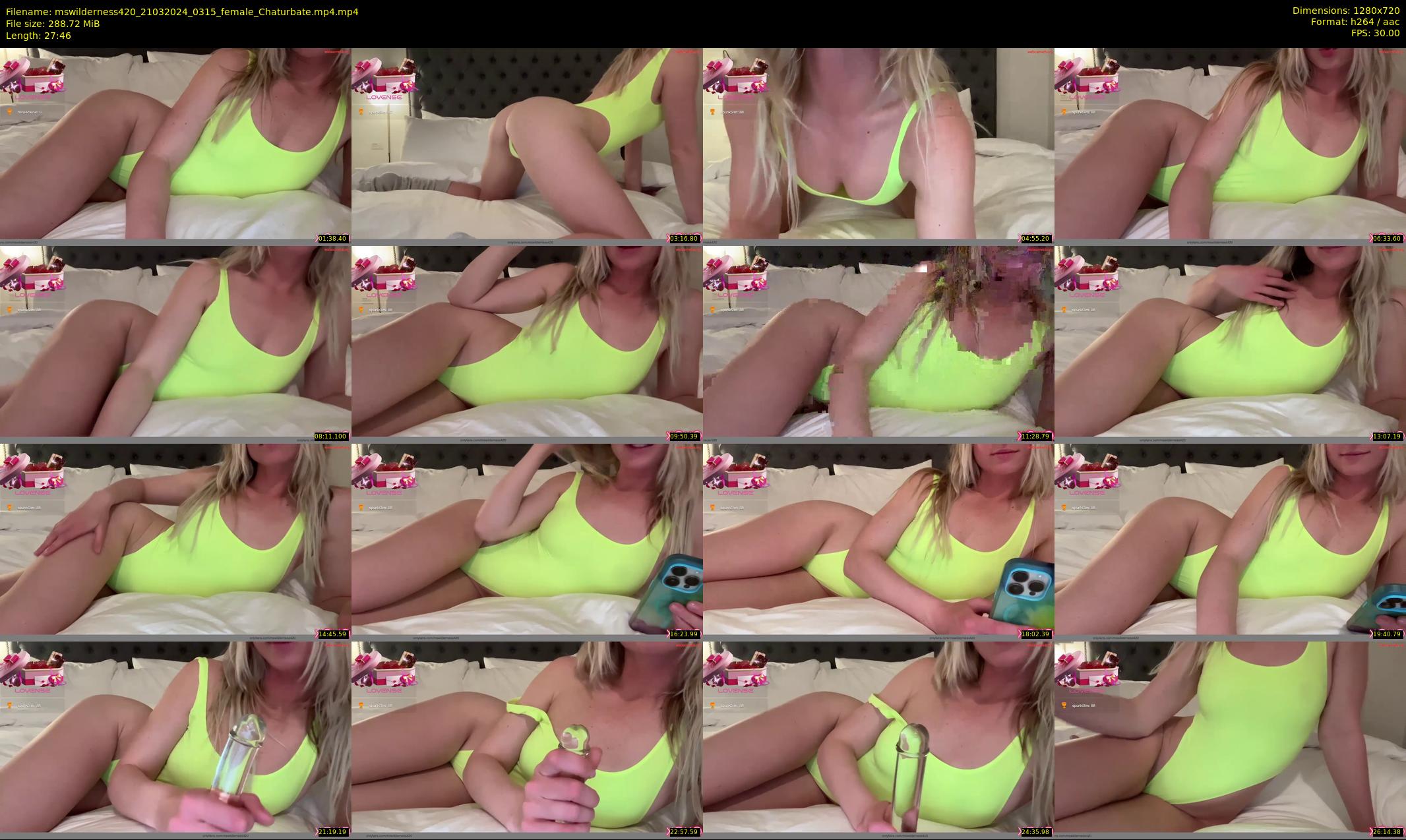 mswilderness420 — 28 minute Chaturbate female cam show recording, 720p, Mar 21, 2024