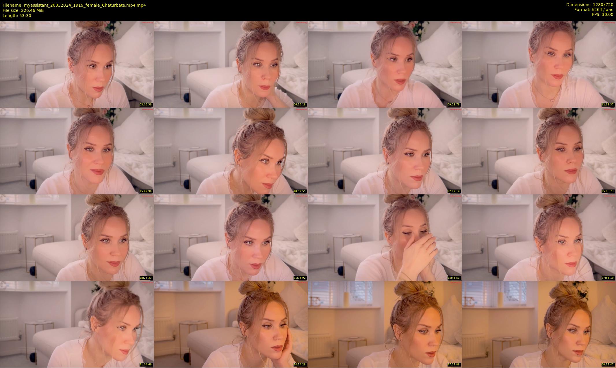 myassistant — 54 minute Chaturbate female cam show recording, 720p, Mar 20, 2024