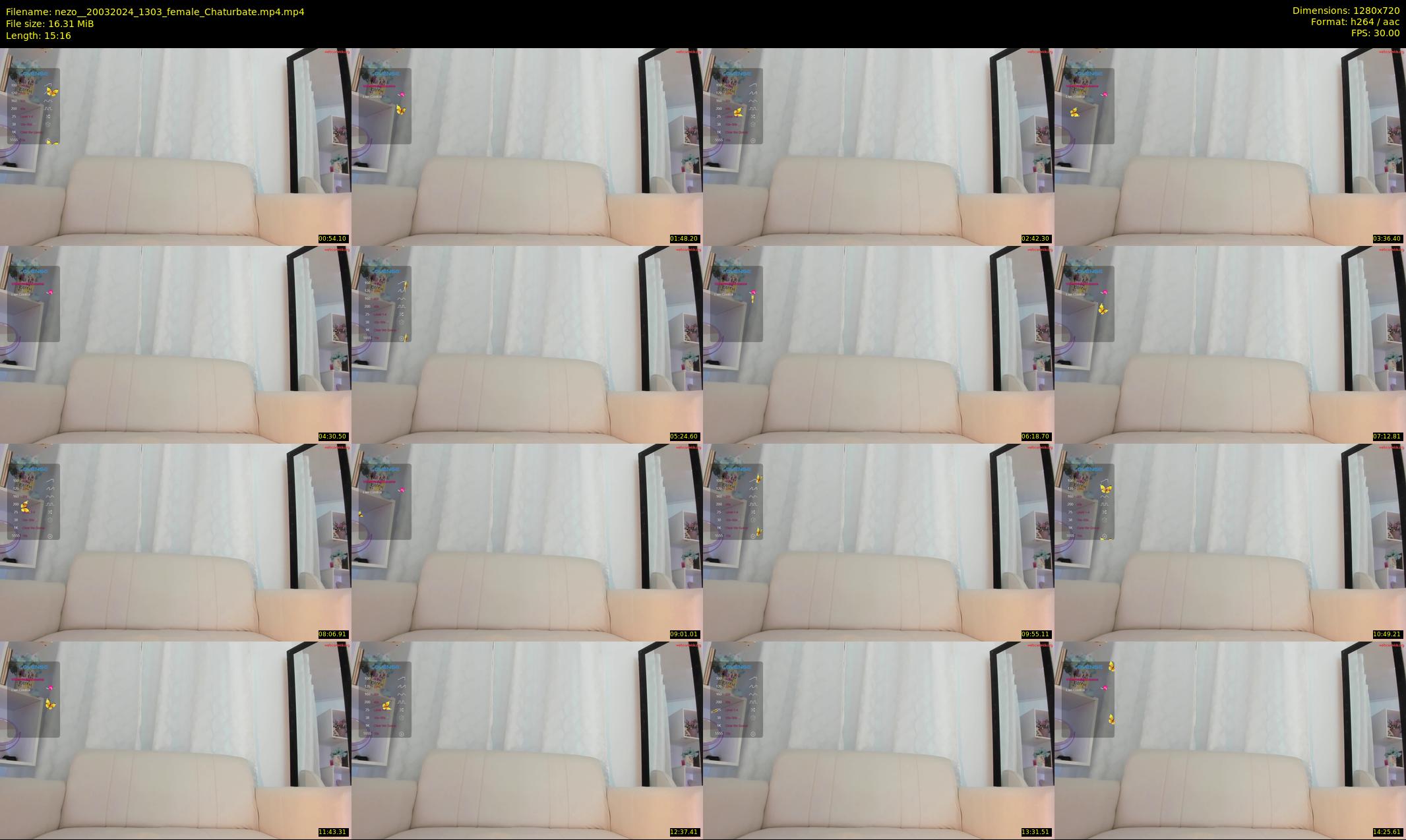 nezo_ — 16 minute Chaturbate female cam show recording, 720p, Mar 20, 2024