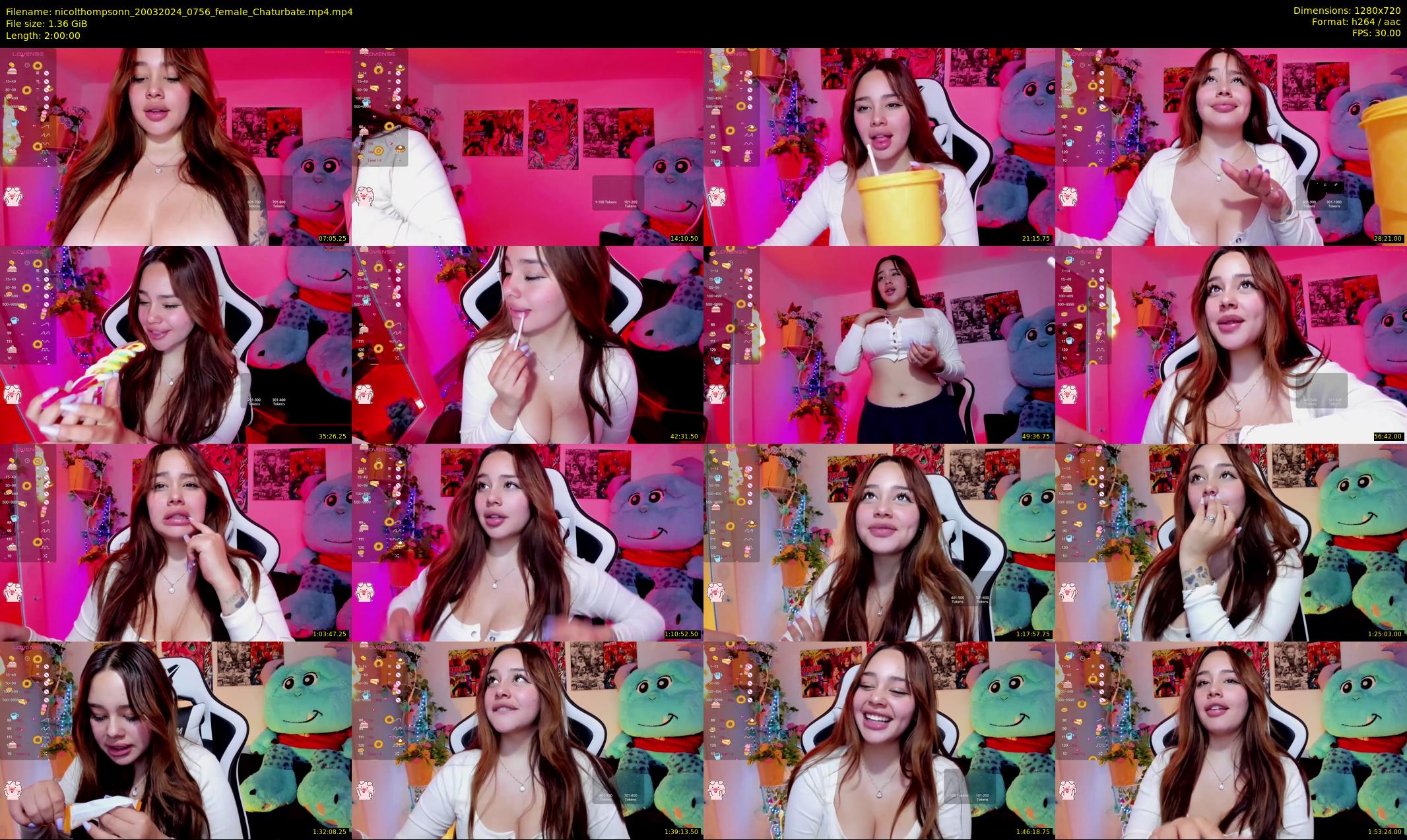 nicolthompsonn — 120 minute Chaturbate female cam show recording, 720p, Mar 20, 2024