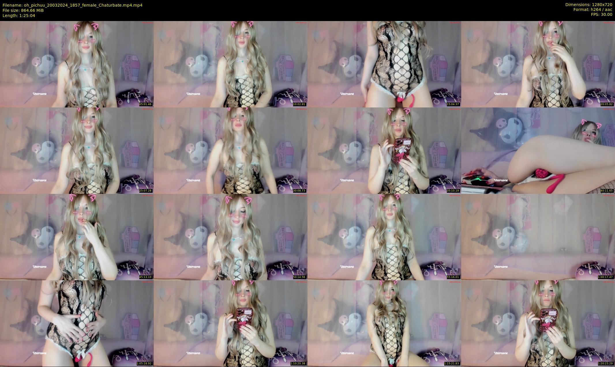 oh_pichuu — 86 minute Chaturbate female cam show recording, 720p, Mar 20, 2024