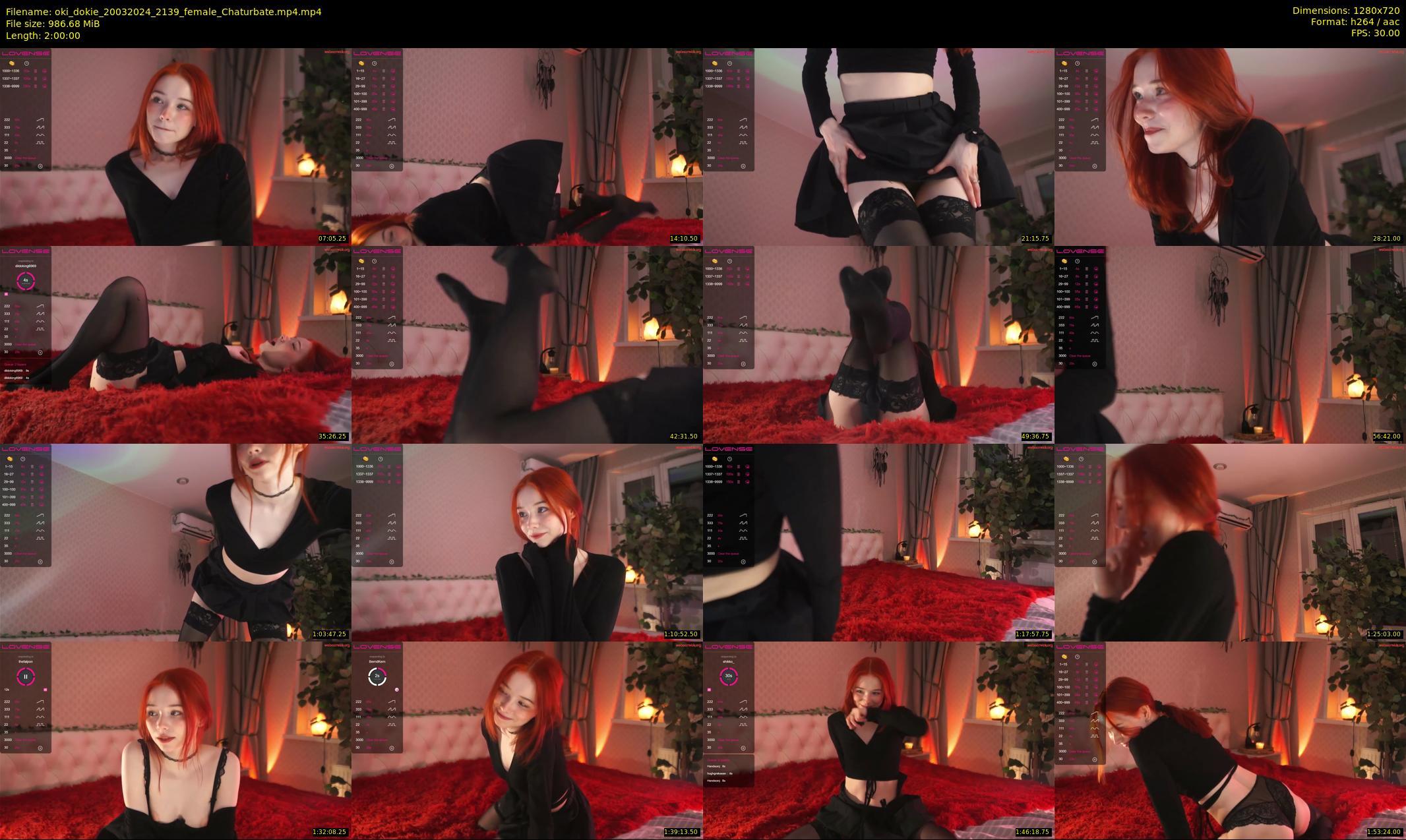 oki_dokie — 120 minute Chaturbate female cam show recording, 720p, Mar 20, 2024