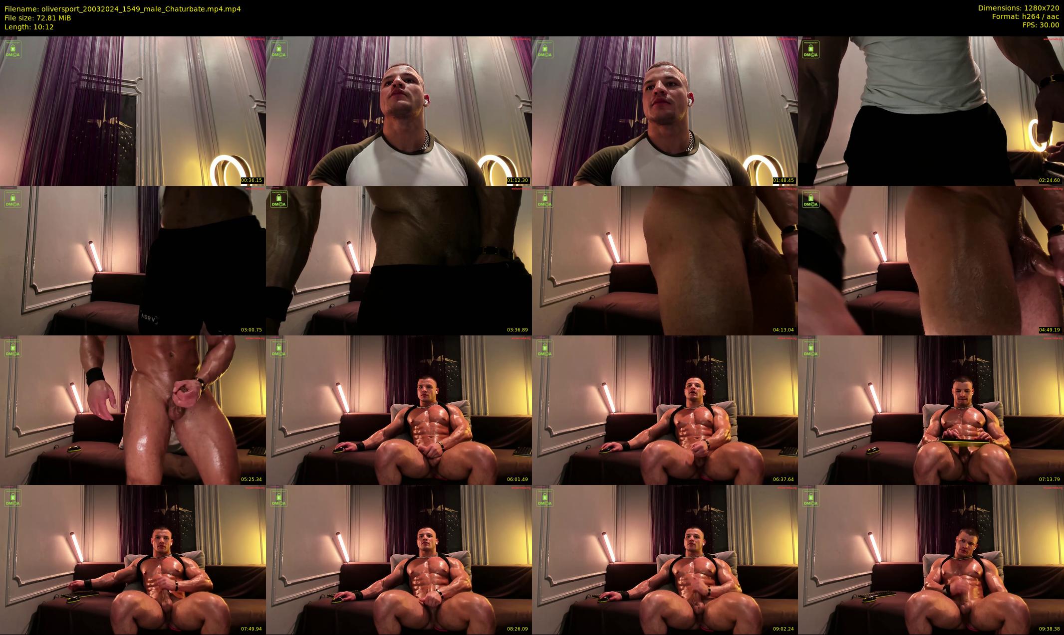 oliversport — 11 minute Chaturbate male cam show recording, 720p, Mar 20, 2024
