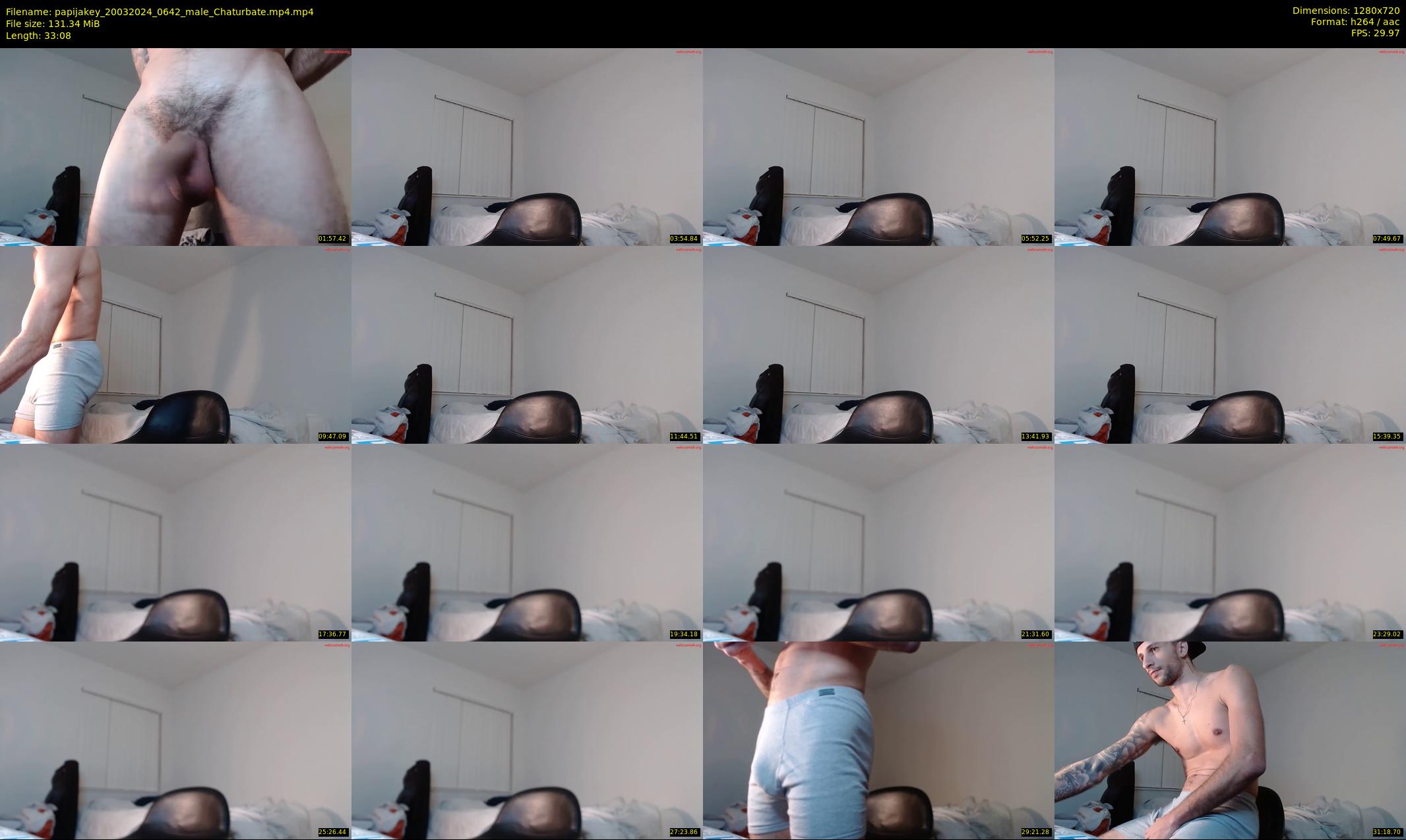 papijakey — 34 minute Chaturbate male cam show recording, 720p, Mar 20, 2024