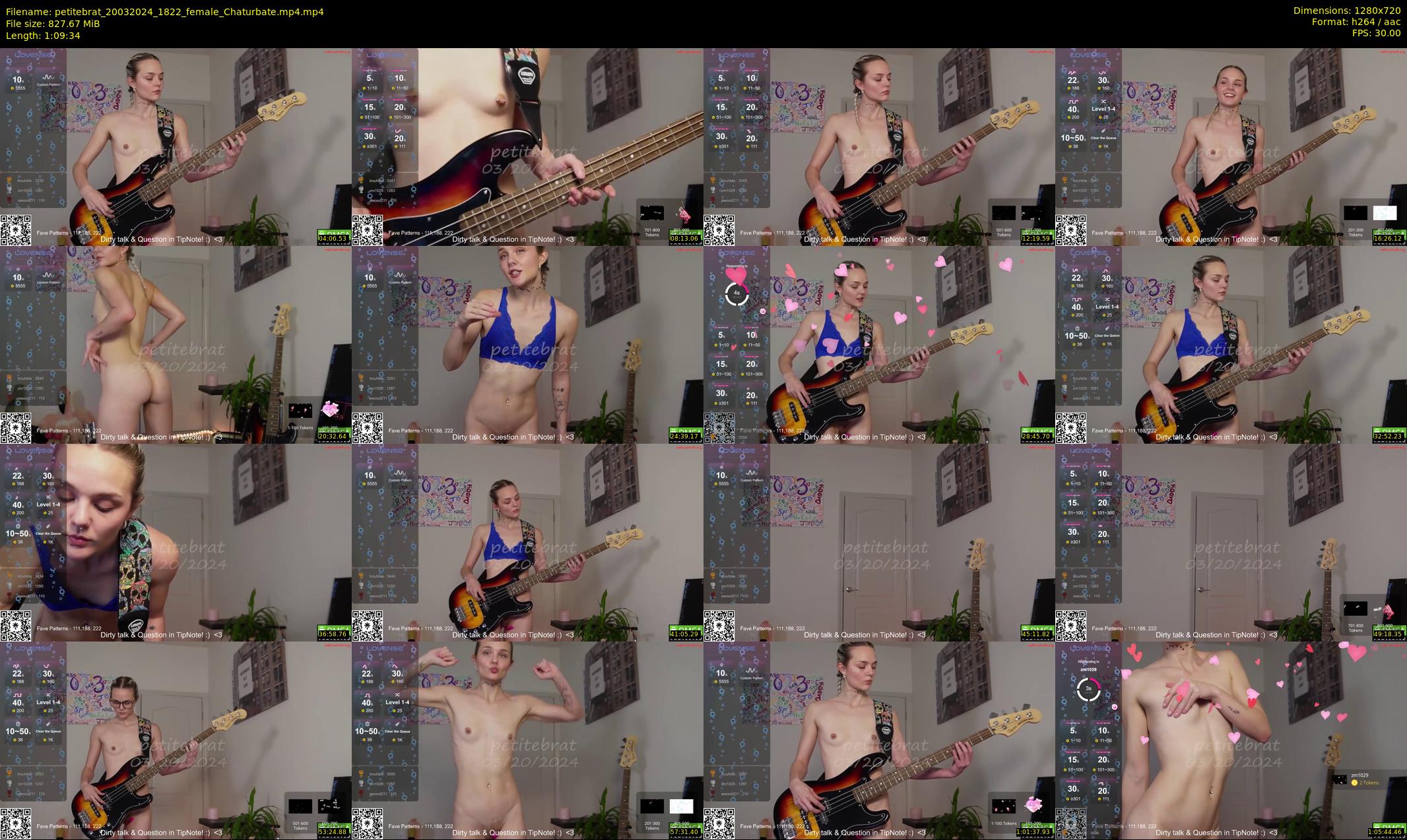 petitebrat — 70 minute Chaturbate female cam show recording, 720p, Mar 20, 2024
