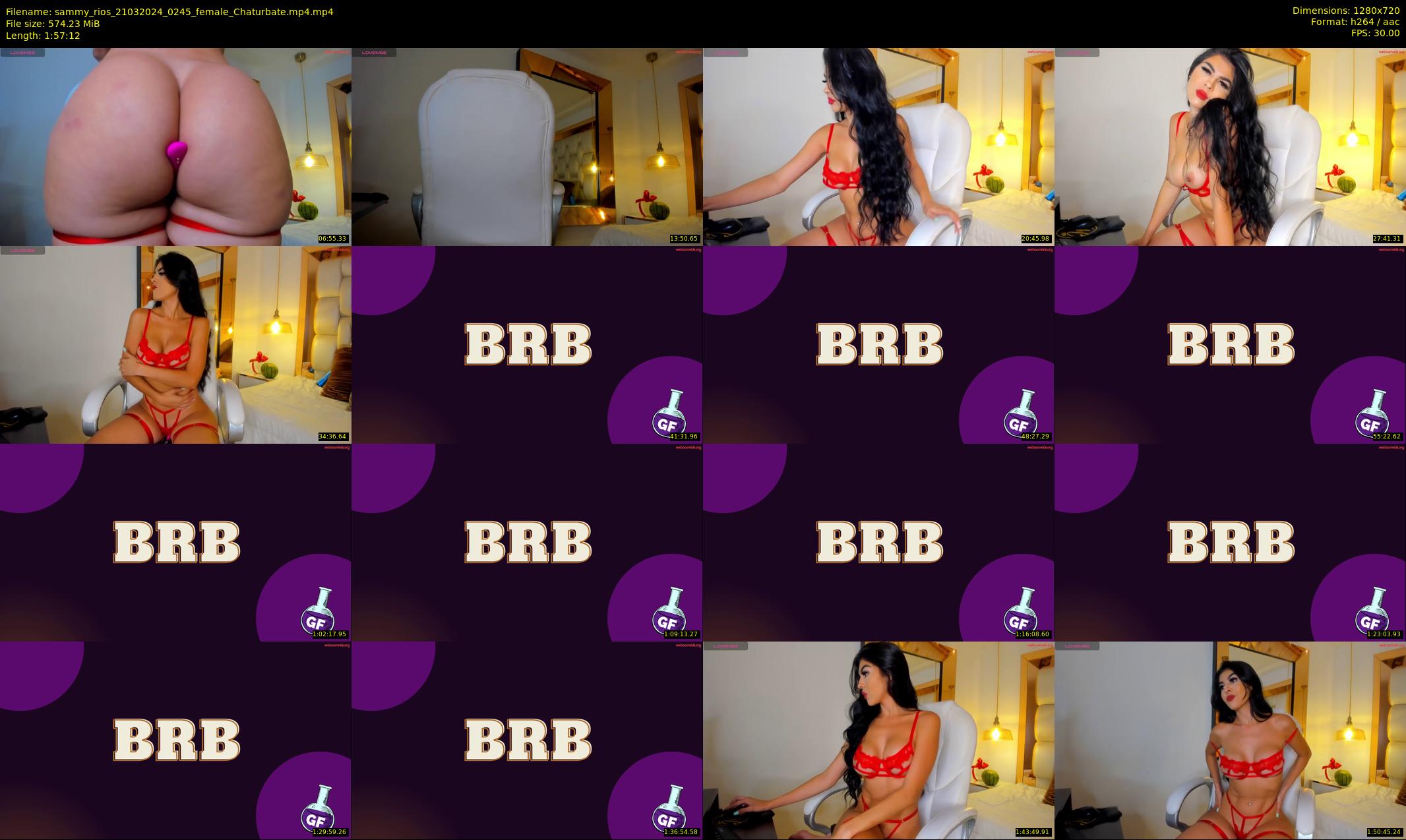 sammy_rios — 118 minute Chaturbate female cam show recording, 720p, Mar 21, 2024