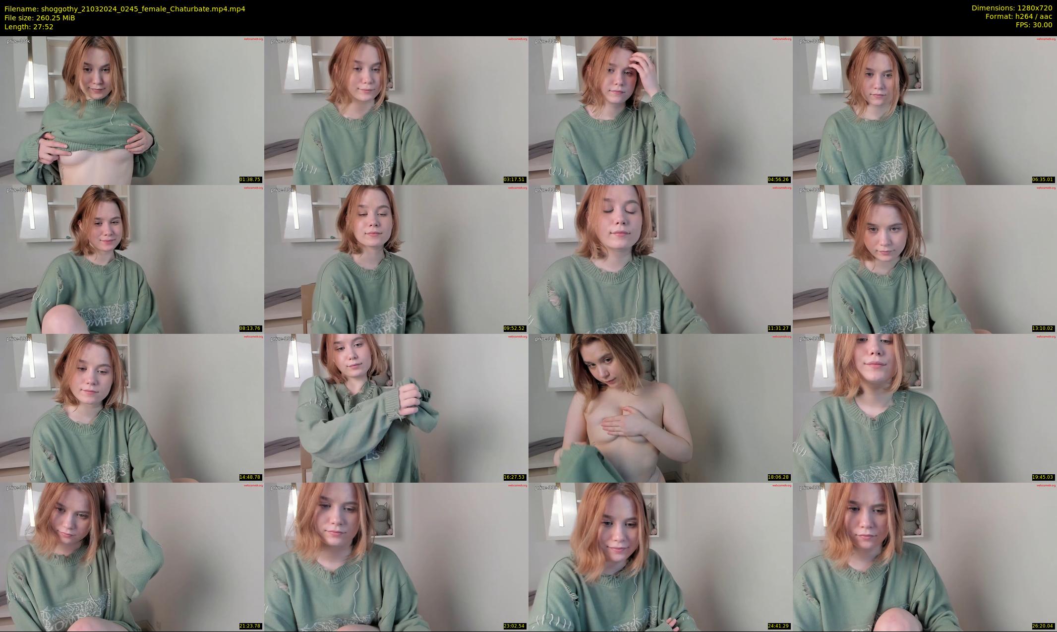 shoggothy — 28 minute Chaturbate female cam show recording, 720p, Mar 21, 2024