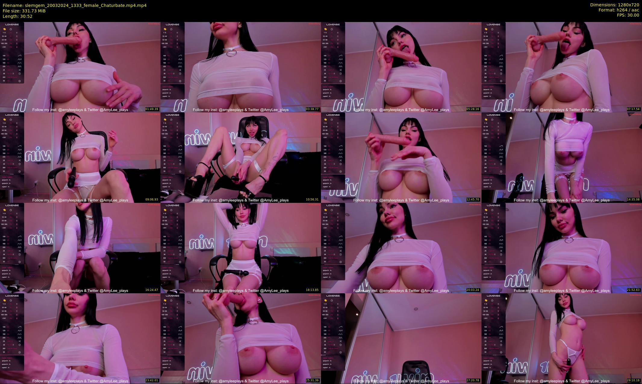 slemgem — 31 minute Chaturbate couple cam show recording, 720p, Mar 20, 2024