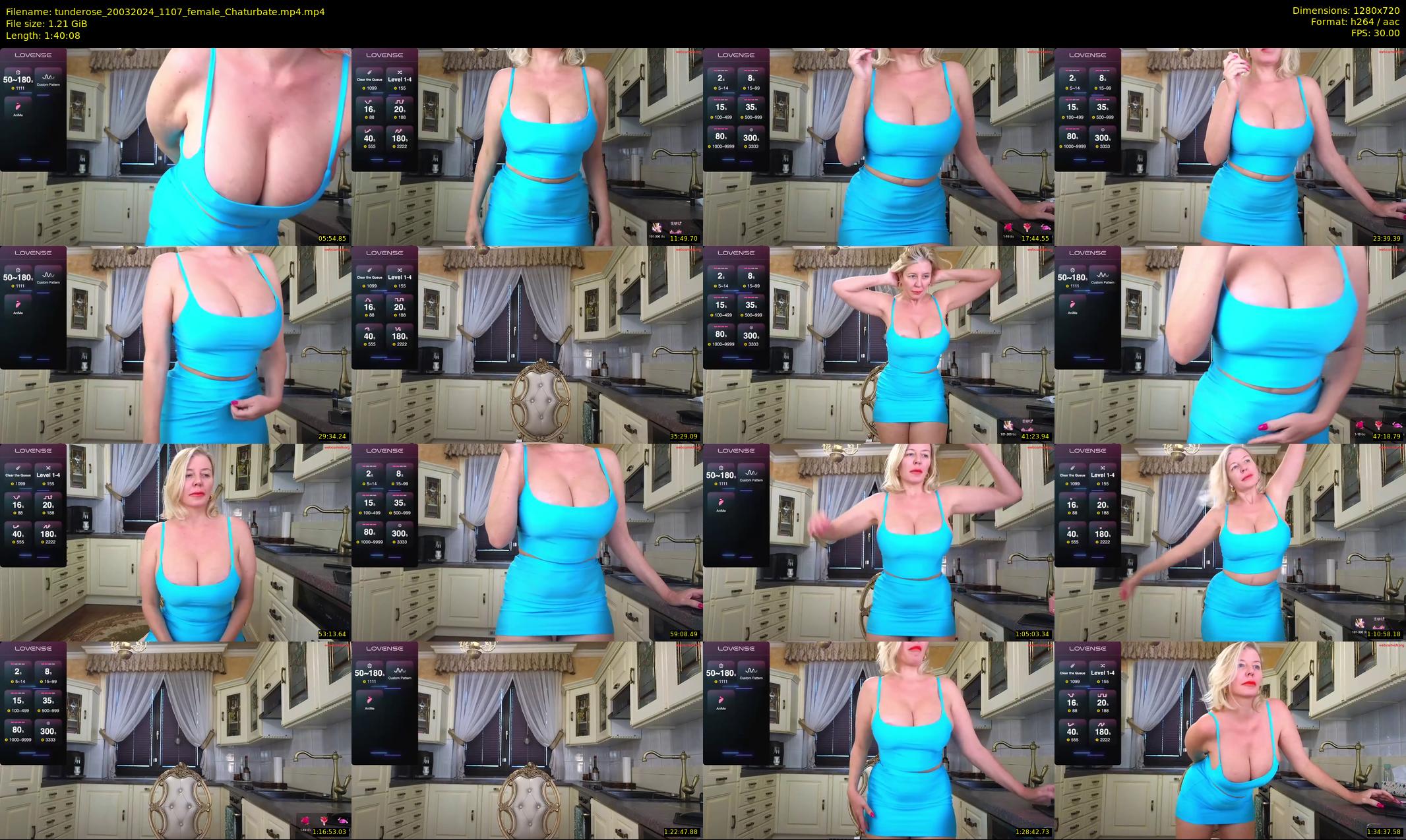 tunderose — 101 minute Chaturbate female cam show recording, 720p, Mar 20, 2024