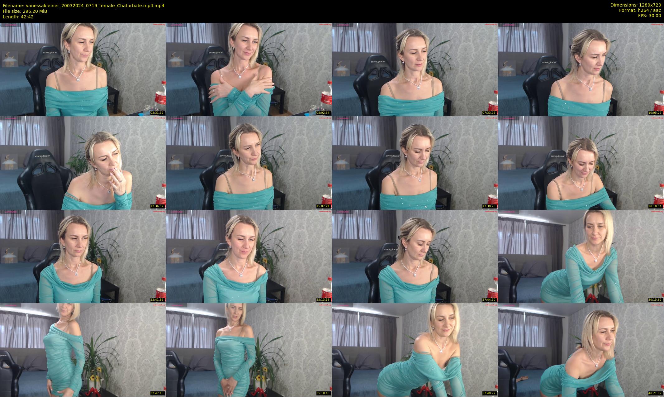 vanessakleiner — 43 minute Chaturbate female cam show recording, 720p, Mar 20, 2024