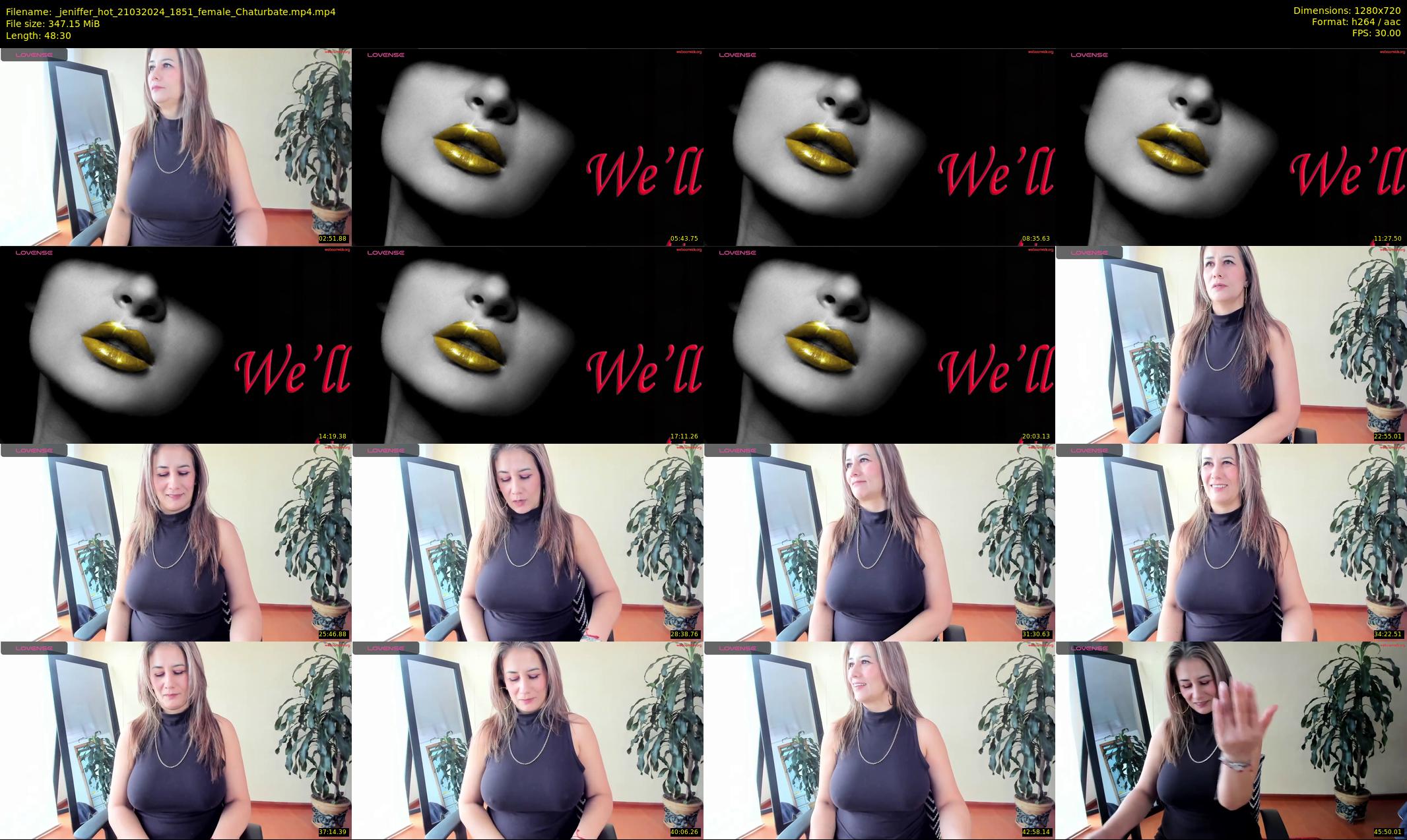 _jeniffer_hot — 49 minute Chaturbate female cam show recording, 720p, Mar 21, 2024
