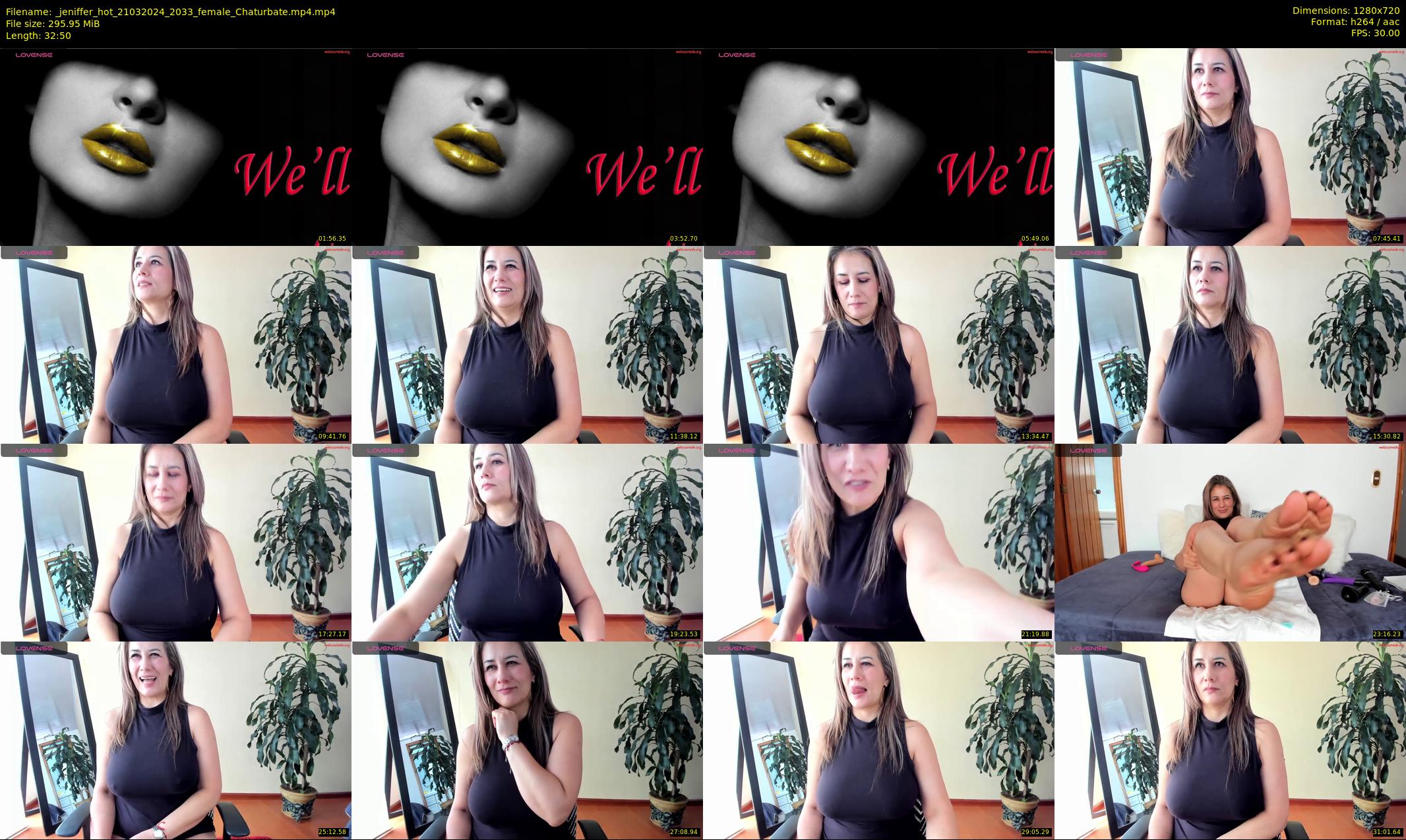 _jeniffer_hot — 33 minute Chaturbate female cam show recording, 720p, Mar 21, 2024