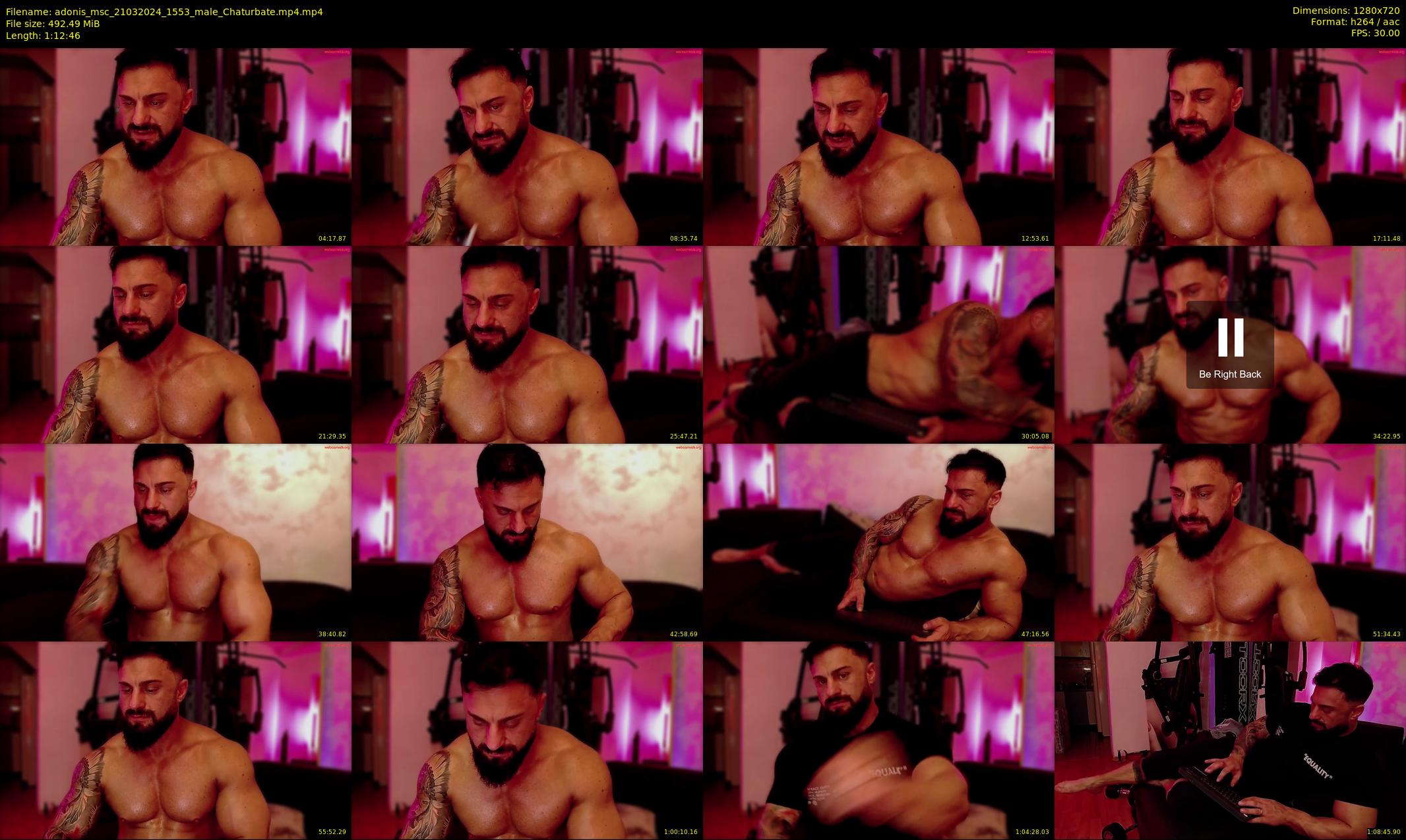 adonis_msc — 73 minute Chaturbate male cam show recording, 720p, Mar 21, 2024
