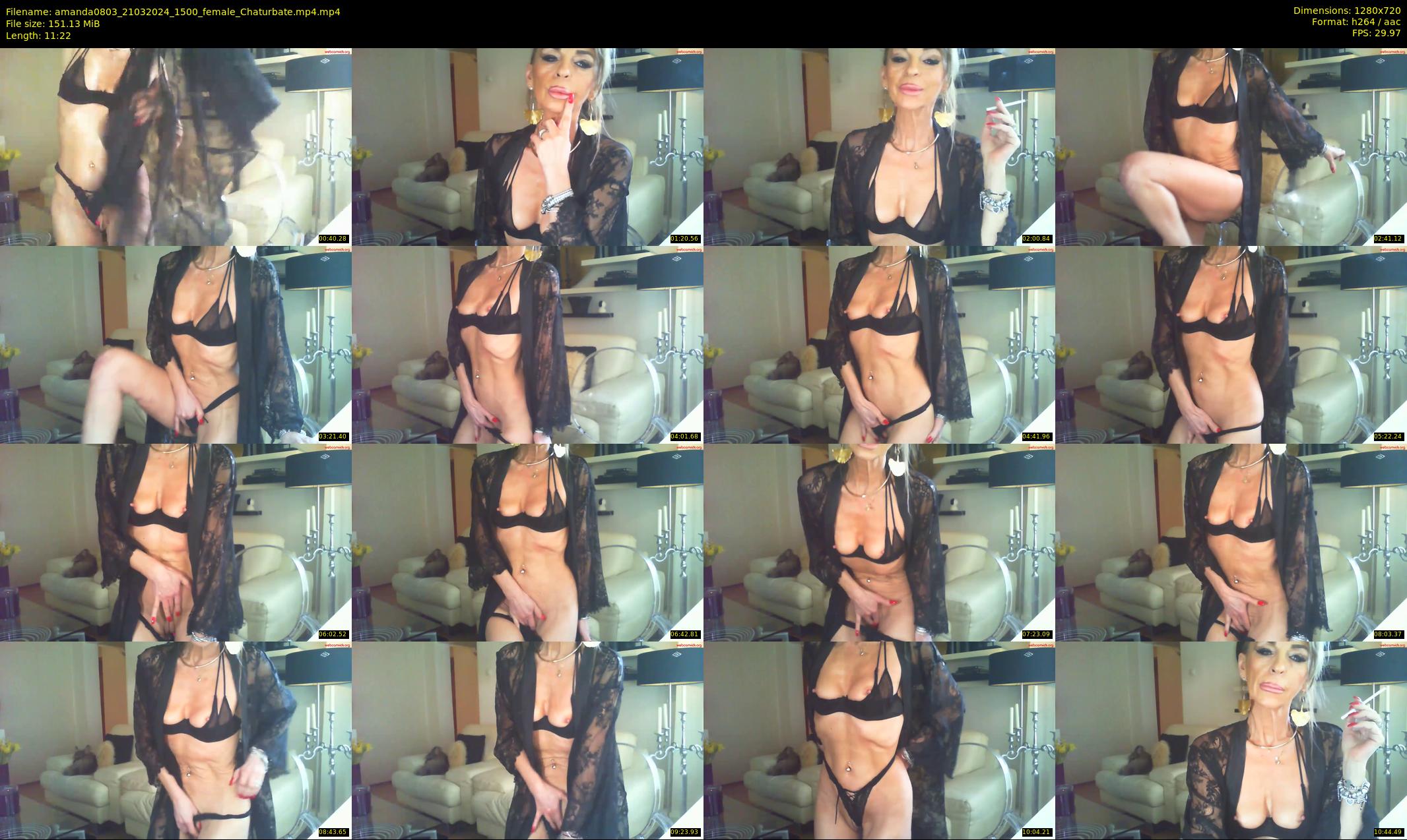 amanda0803 — 12 minute Chaturbate female cam show recording, 720p, Mar 21, 2024