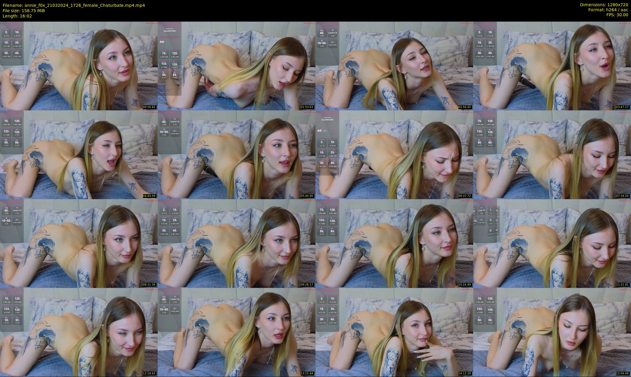 annie_f0x — 17 minute Chaturbate female cam show recording, 720p, Mar 21, 2024