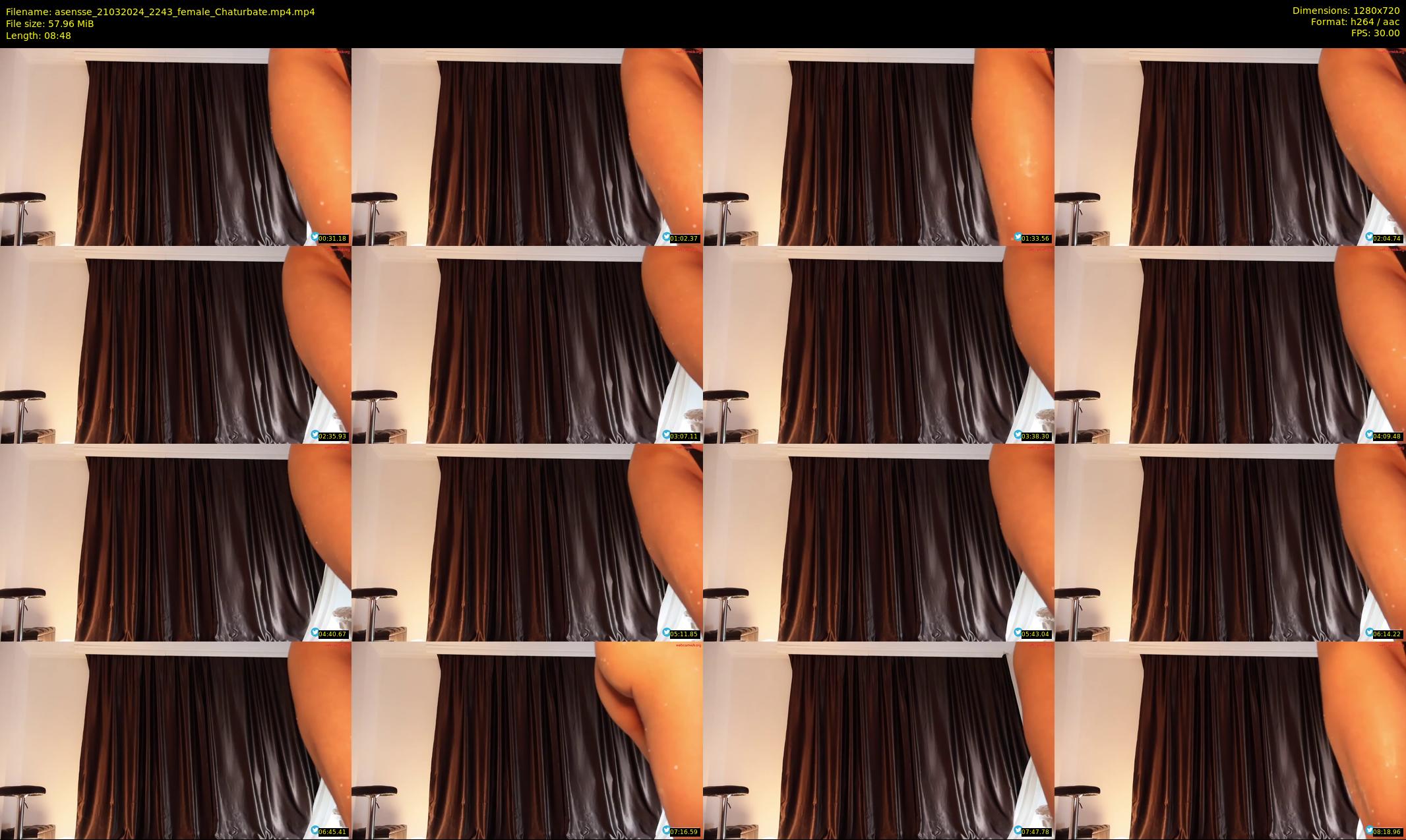 asensse — 9 minute Chaturbate female cam show recording, 720p, Mar 21, 2024