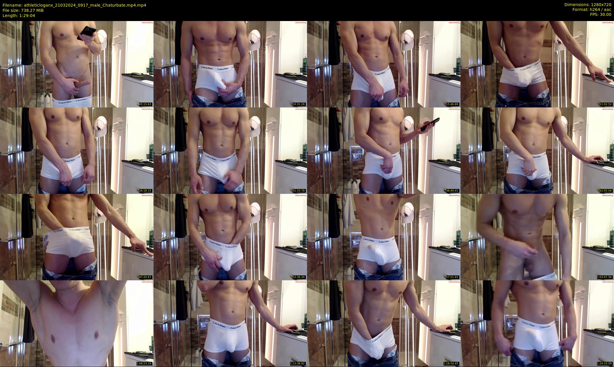 athleticloganx — 90 minute Chaturbate male cam show recording, 720p, Mar 21, 2024