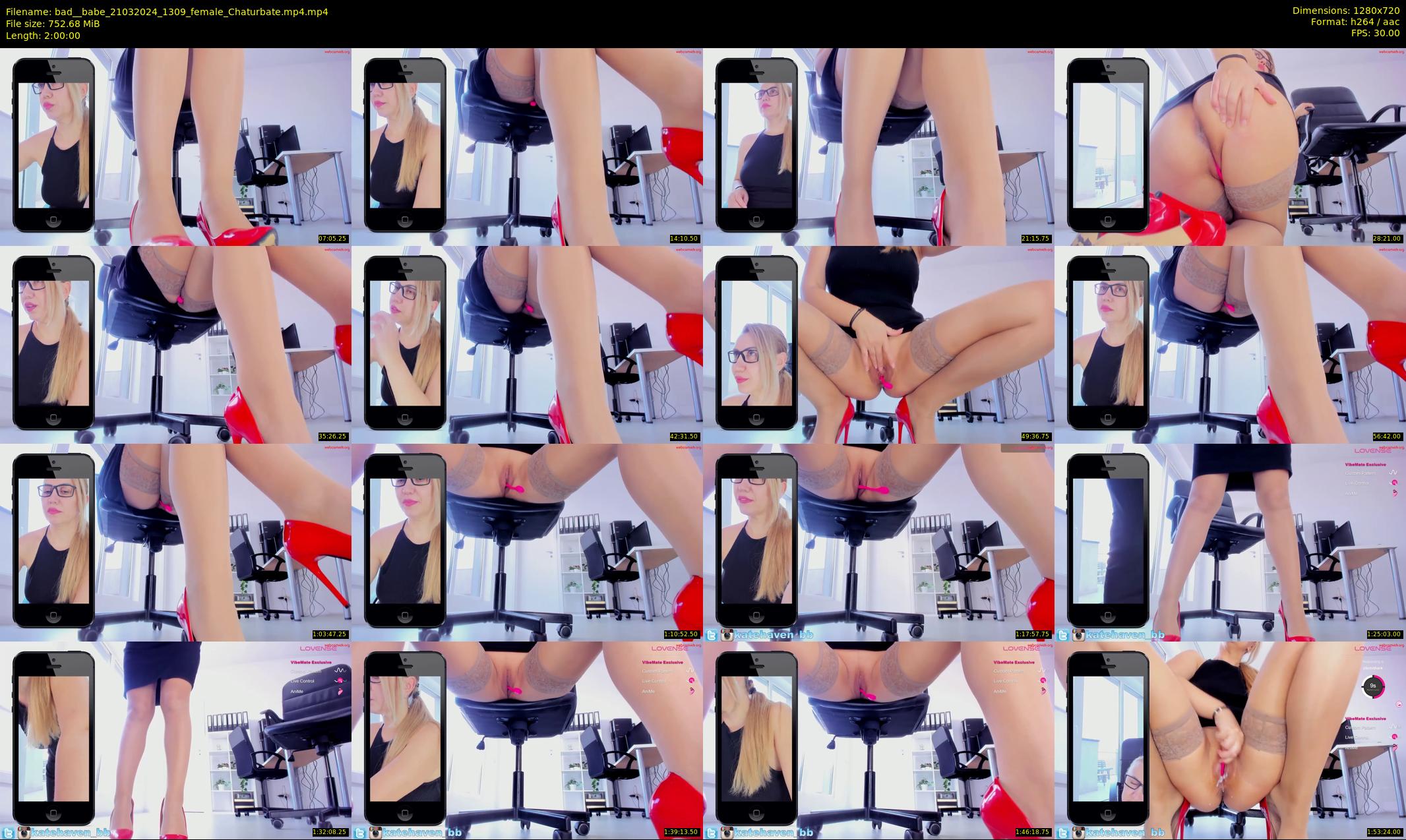 bad__babe — 120 minute Chaturbate female cam show recording, 720p, Mar 21, 2024