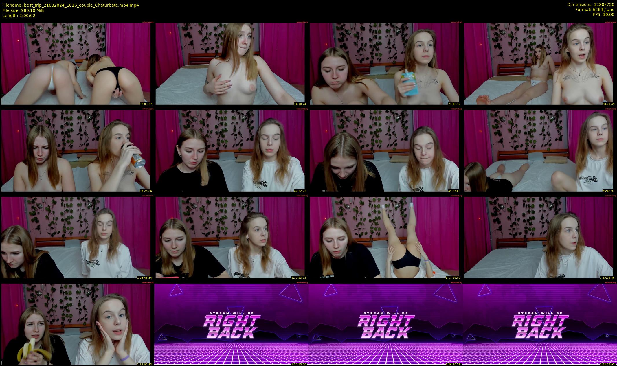 best_trip — 121 minute Chaturbate couple cam show recording, 720p, Mar 21, 2024