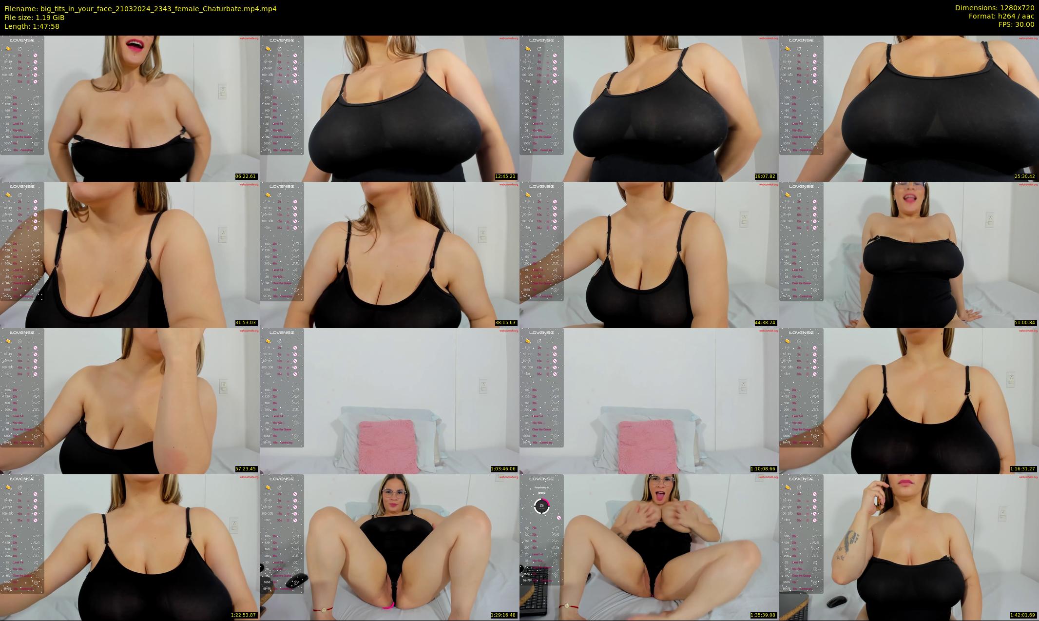 big_tits_in_your_face — 108 minute Chaturbate female cam show recording, 720p, Mar 21, 2024
