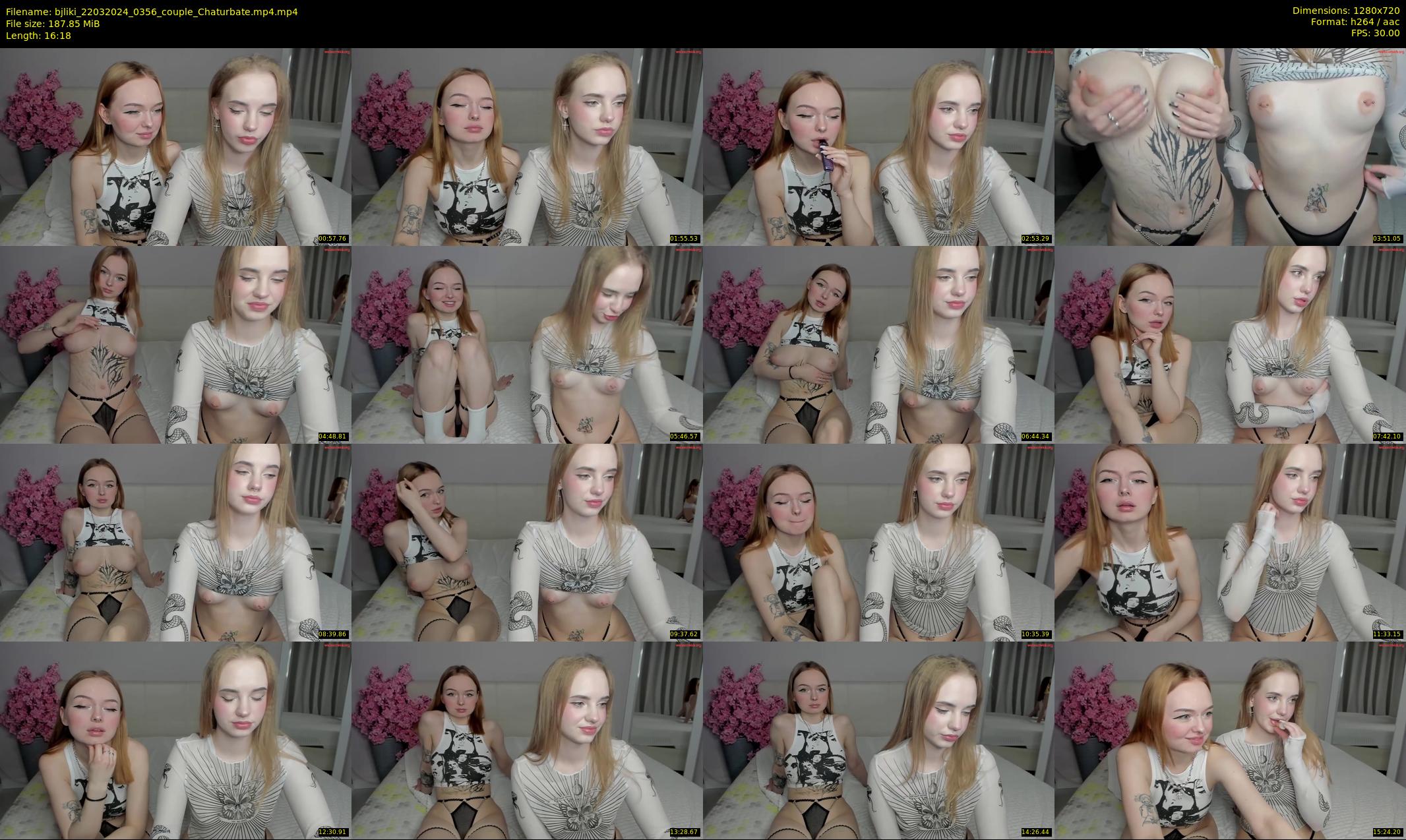 bjliki — 17 minute Chaturbate couple cam show recording, 720p, Mar 22, 2024