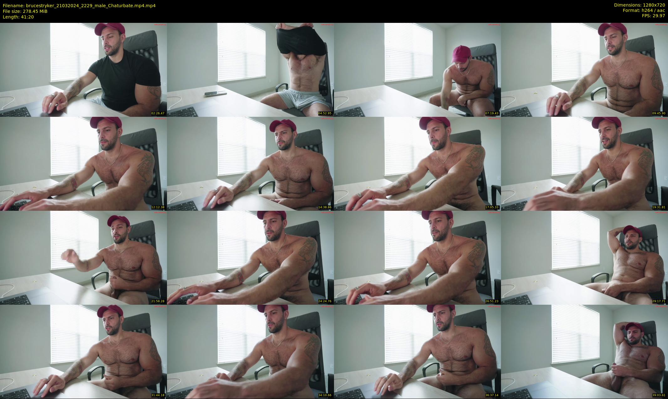 brucestryker — 42 minute Chaturbate male cam show recording, 720p, Mar 21, 2024