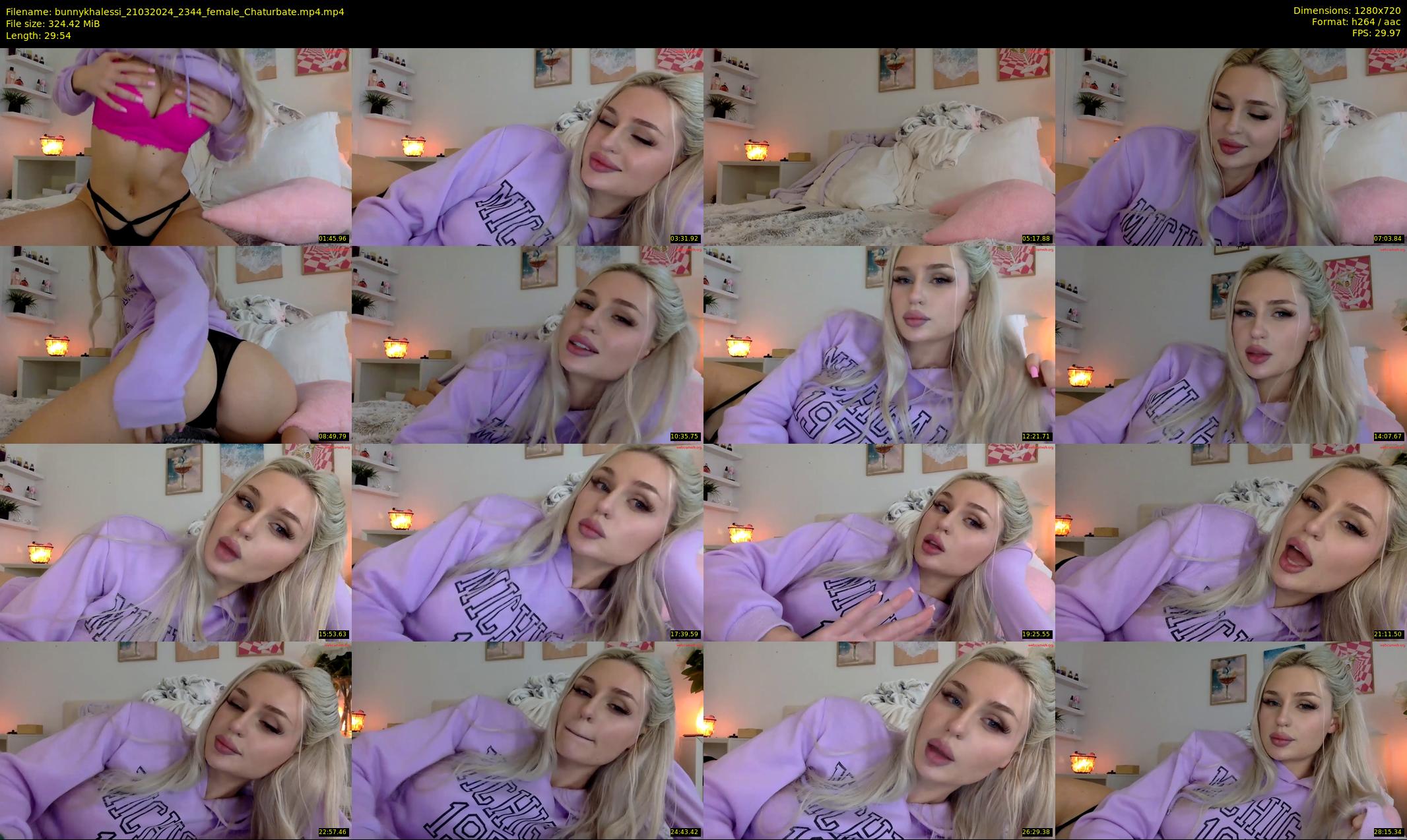 bunnykhalessi — 30 minute Chaturbate female cam show recording, 720p, Mar 21, 2024