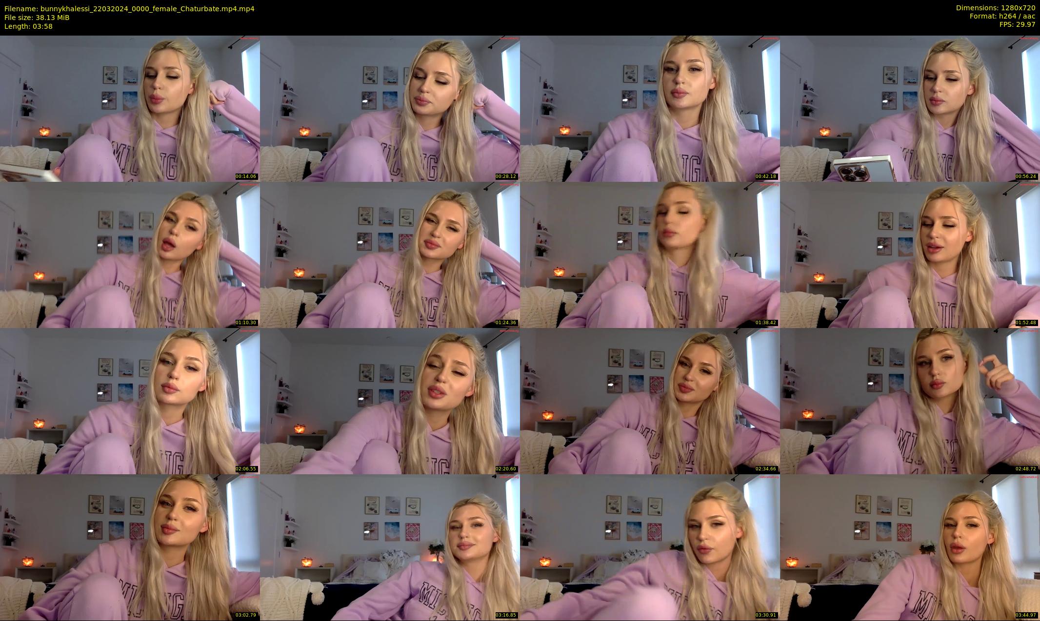 bunnykhalessi — 4 minute Chaturbate female cam show recording, 720p, Mar 22, 2024