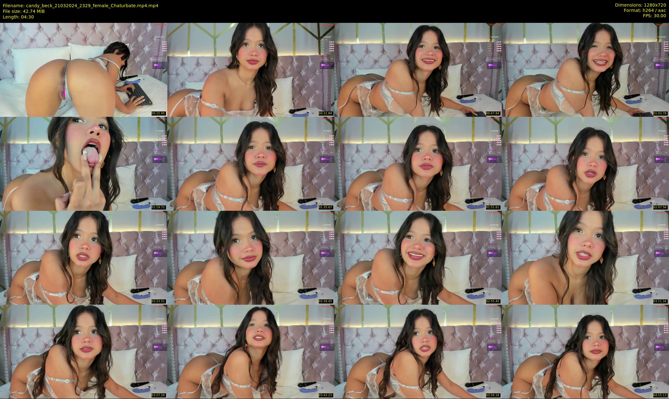candy_beck — 5 minute Chaturbate female cam show recording, 720p, Mar 21, 2024