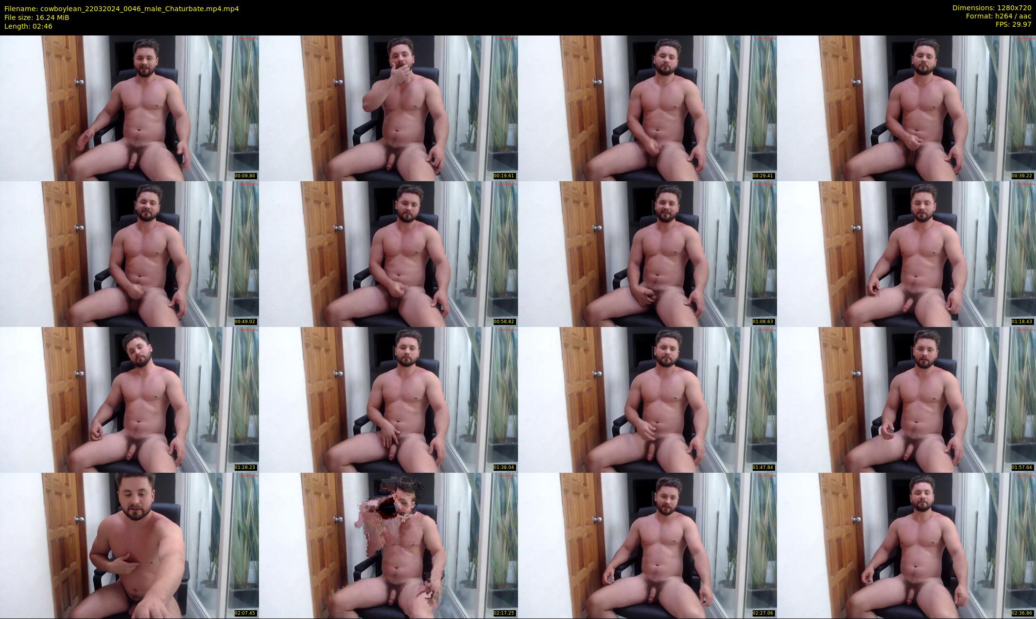 cowboylean — 3 minute Chaturbate male cam show recording, 720p, Mar 22, 2024