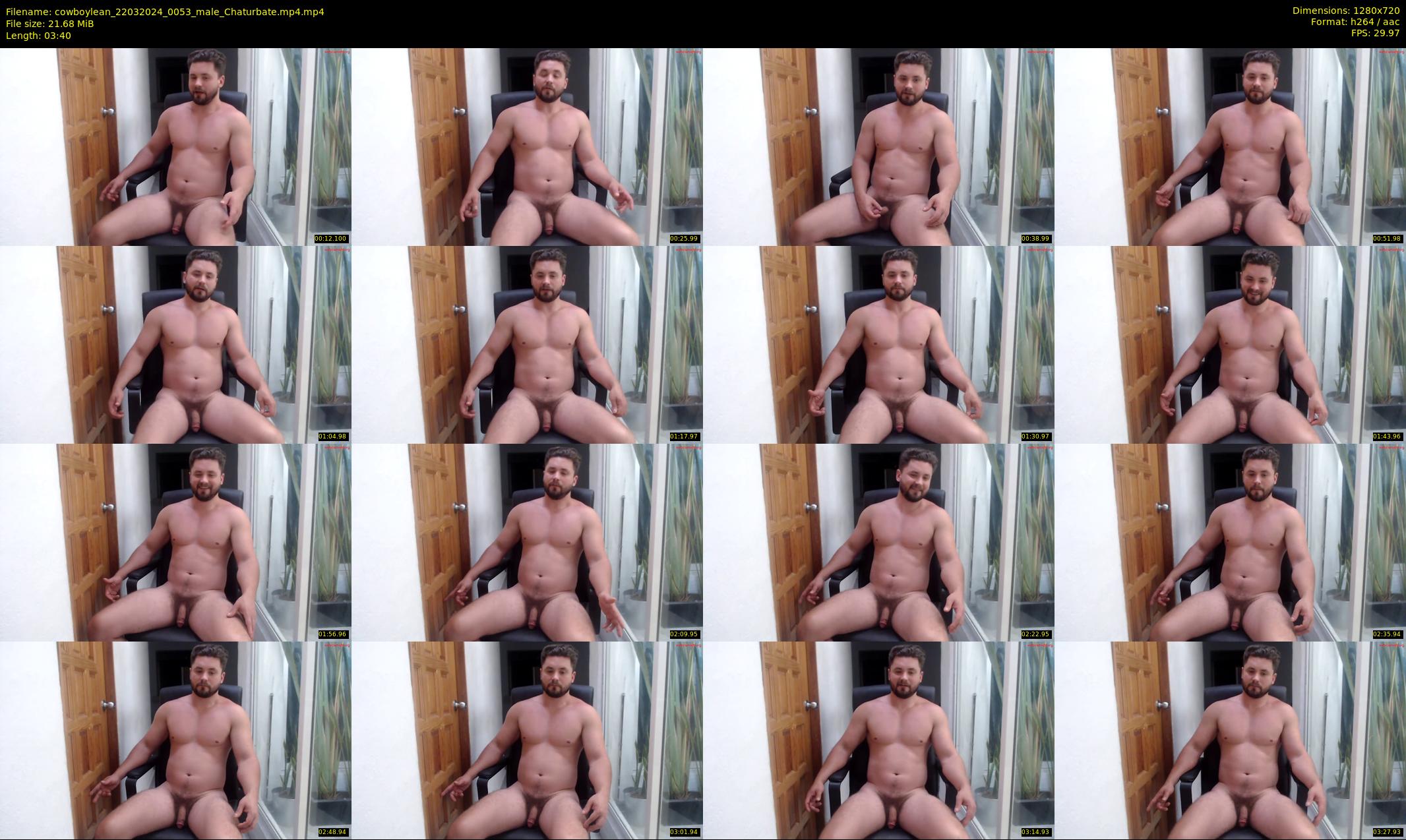 cowboylean — 4 minute Chaturbate male cam show recording, 720p, Mar 22, 2024
