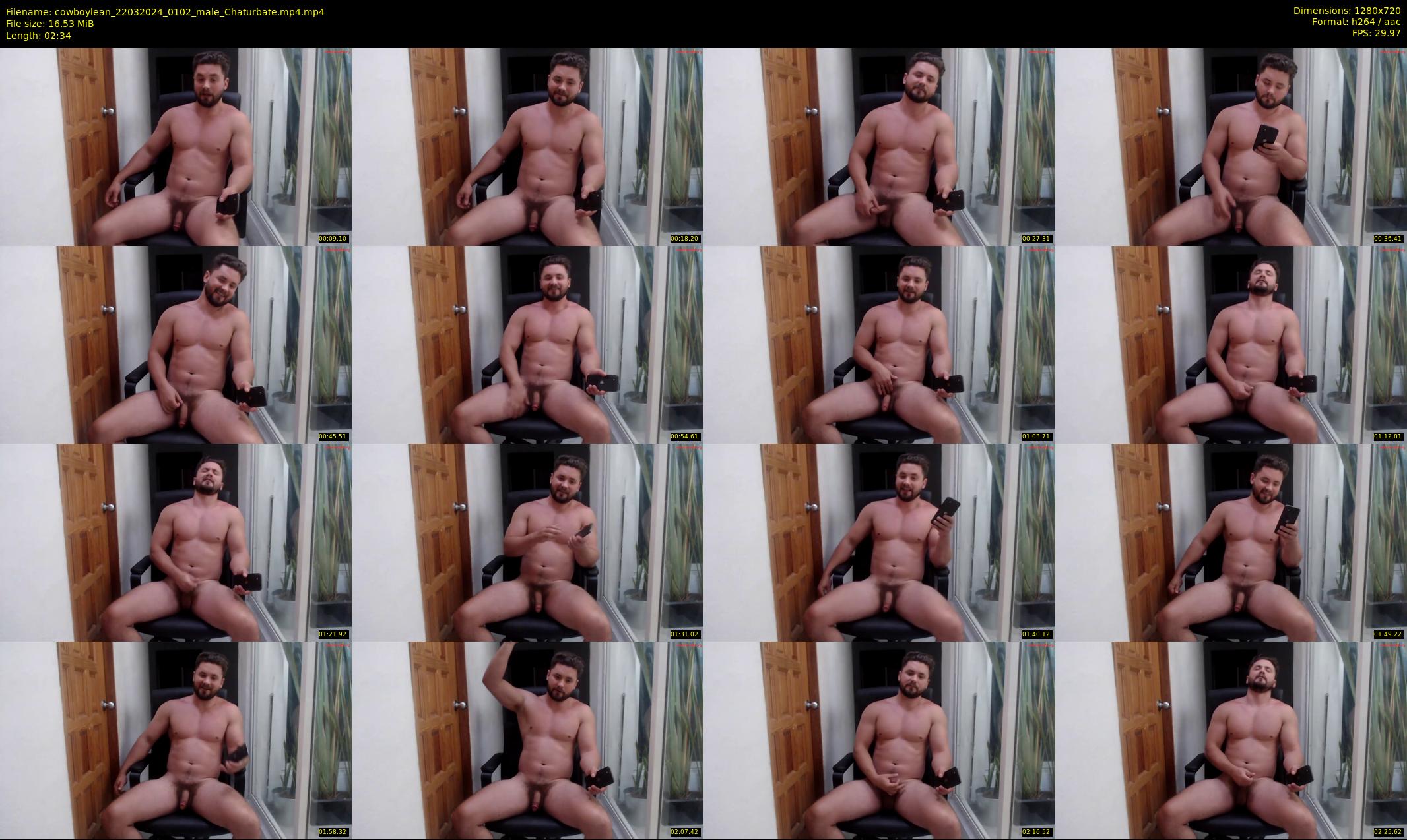 cowboylean — 3 minute Chaturbate male cam show recording, 720p, Mar 22, 2024