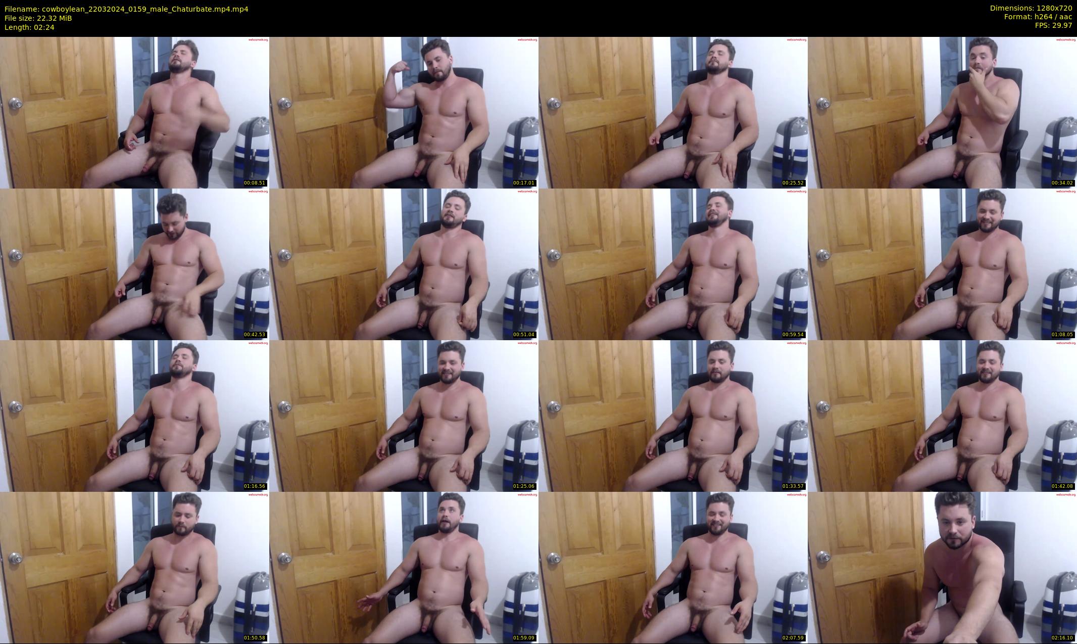 cowboylean — 3 minute Chaturbate male cam show recording, 720p, Mar 22, 2024