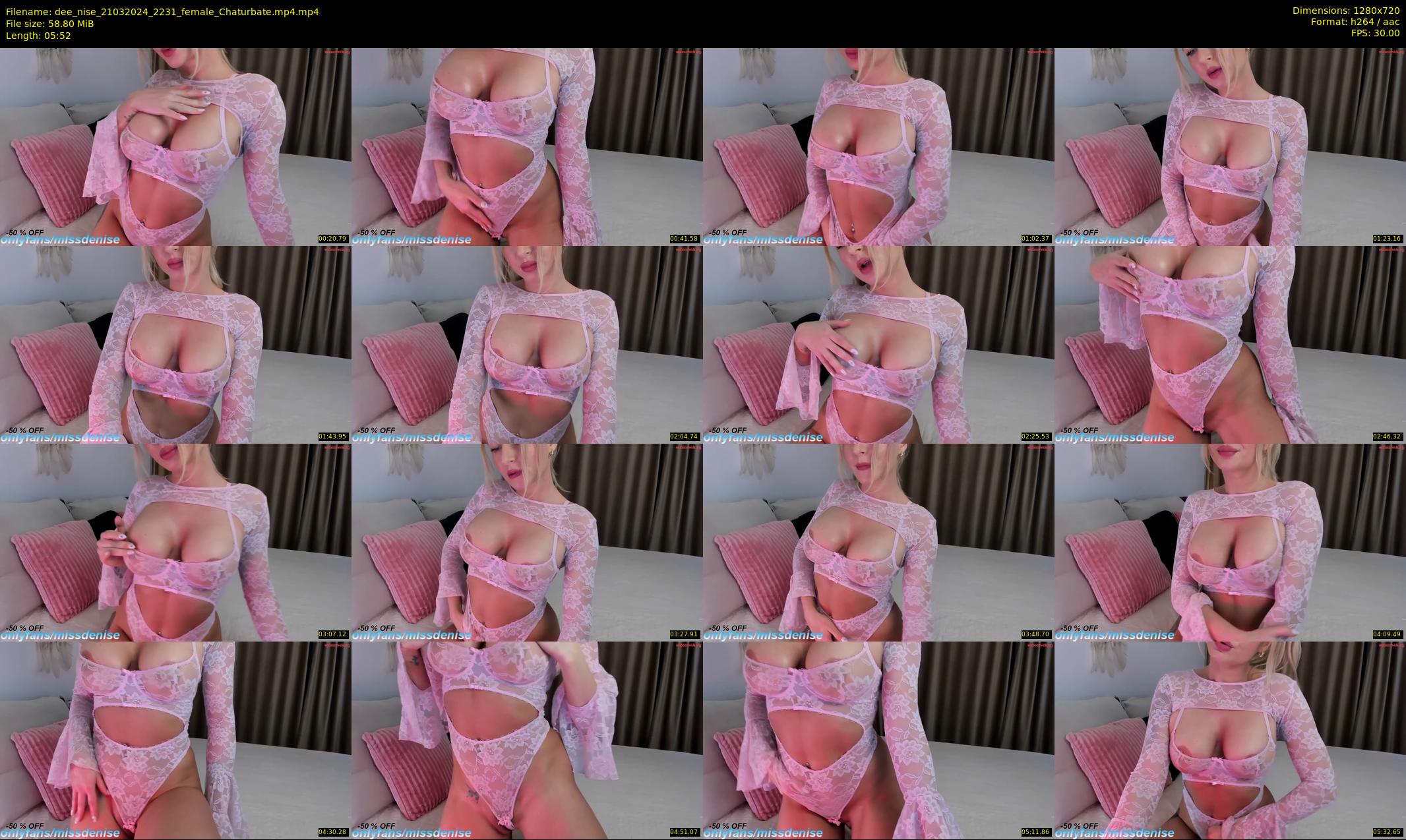 dee_nise — 6 minute Chaturbate female cam show recording, 720p, Mar 21, 2024