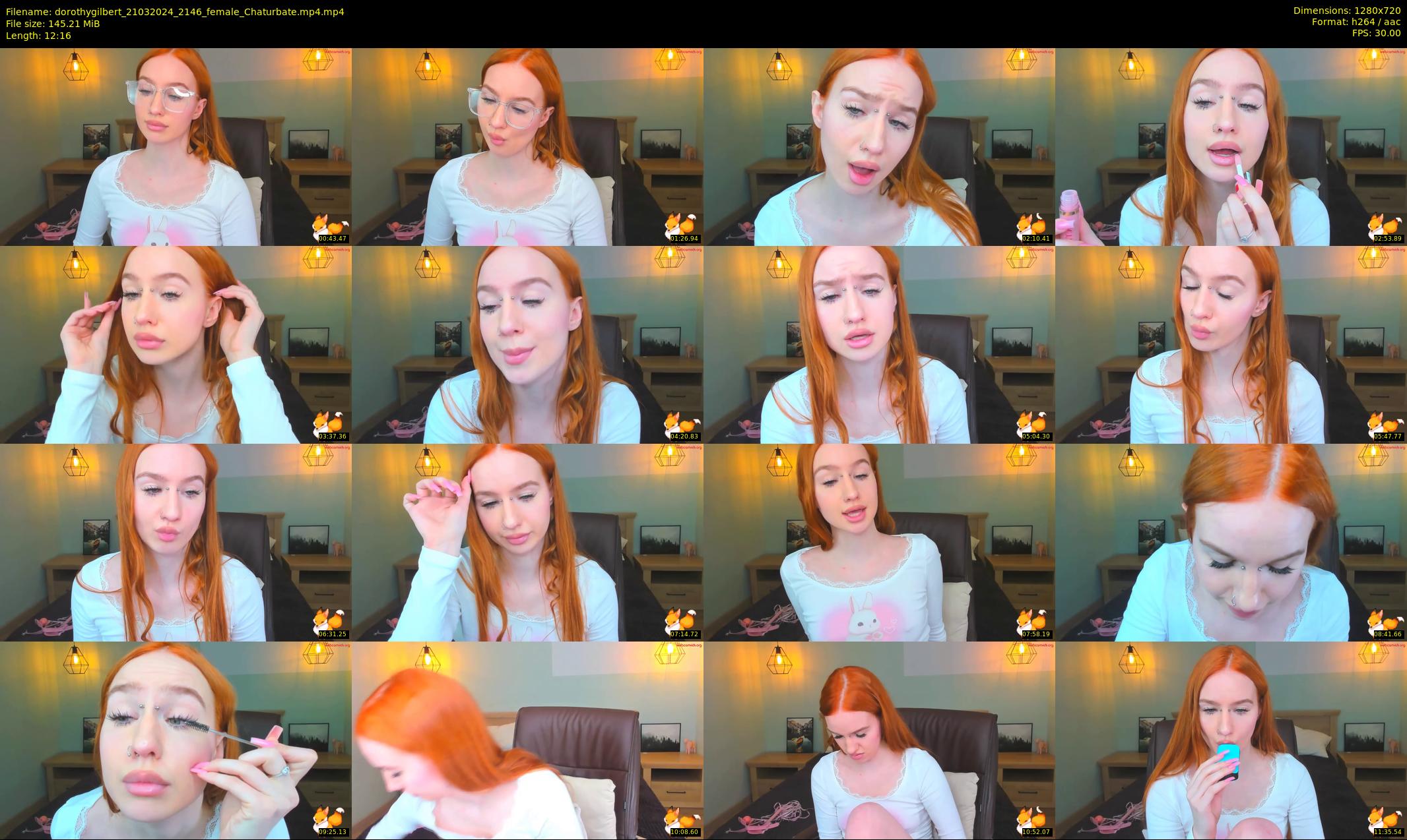 dorothygilbert — 13 minute Chaturbate female cam show recording, 720p, Mar 21, 2024