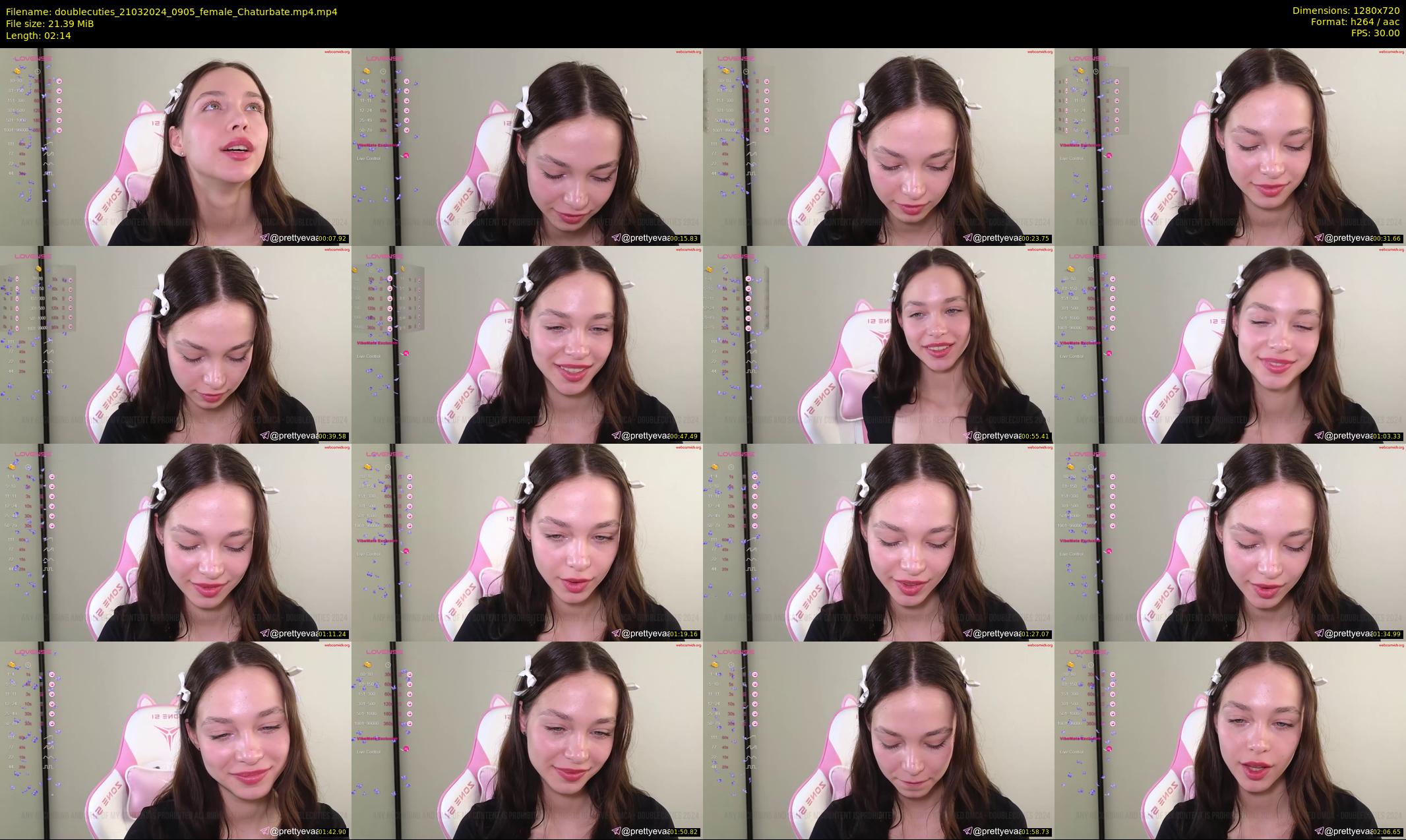 doublecuties — 3 minute Chaturbate couple cam show recording, 720p, Mar 21, 2024